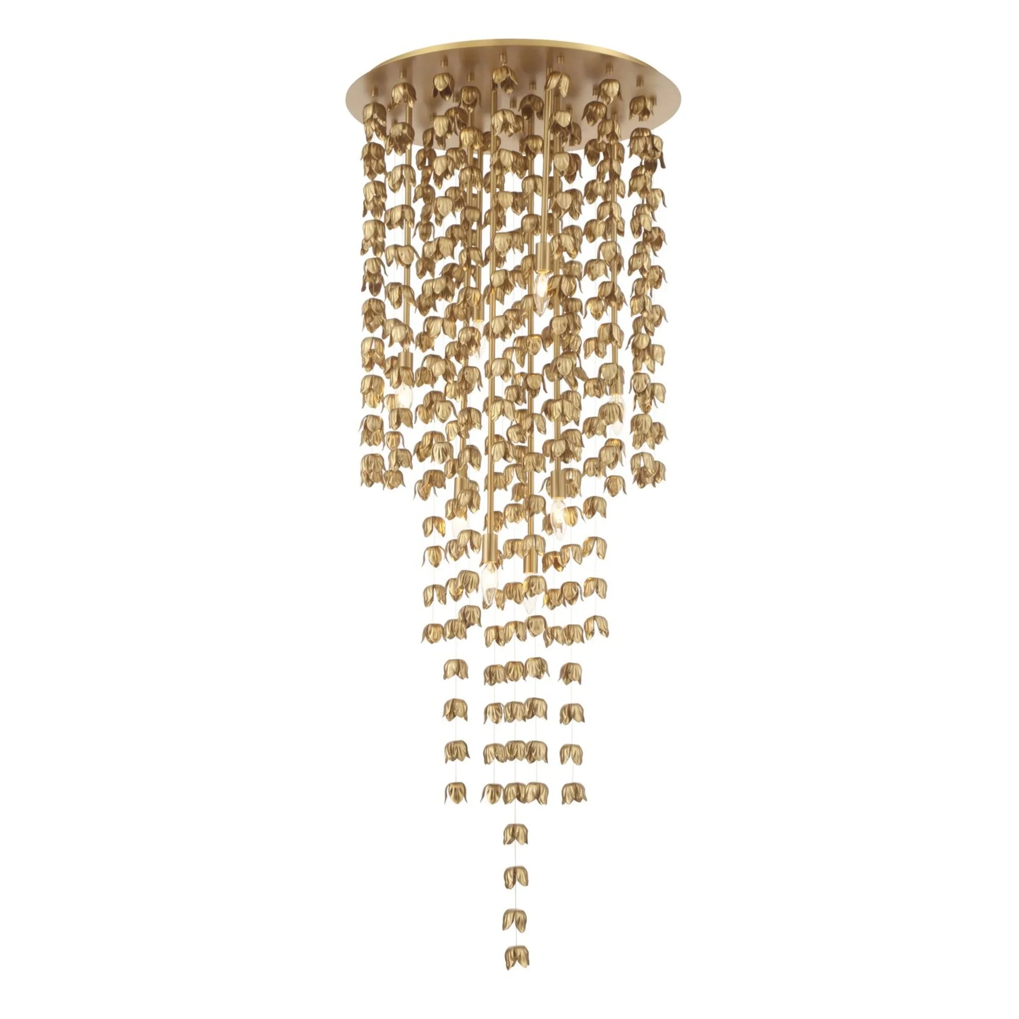 Ashgrove 24" 8-Light Pendant, Legacy Brass Finish - Bees Lighting