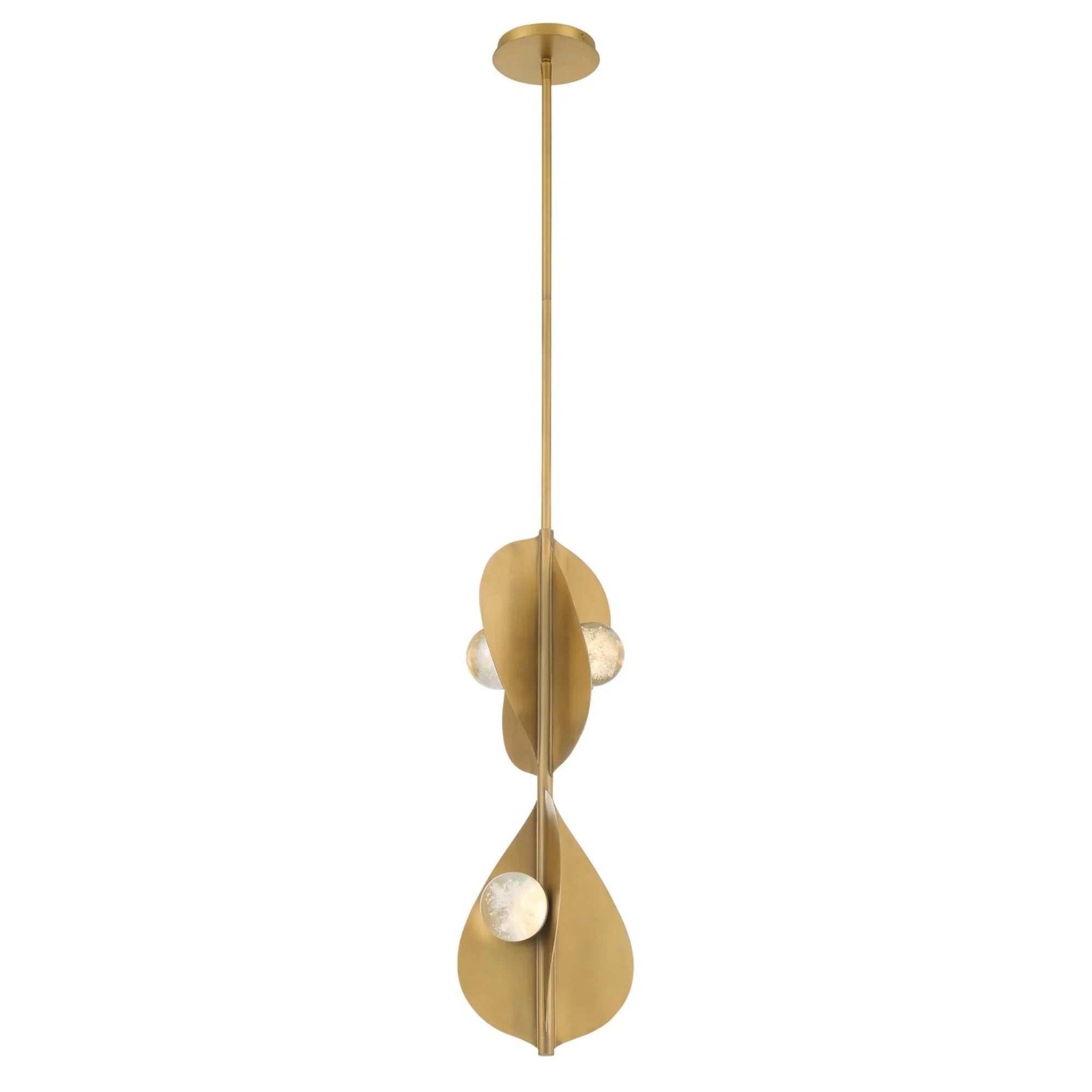 Pod 25" LED Pendant, Legacy Brass Finish - Bees Lighting