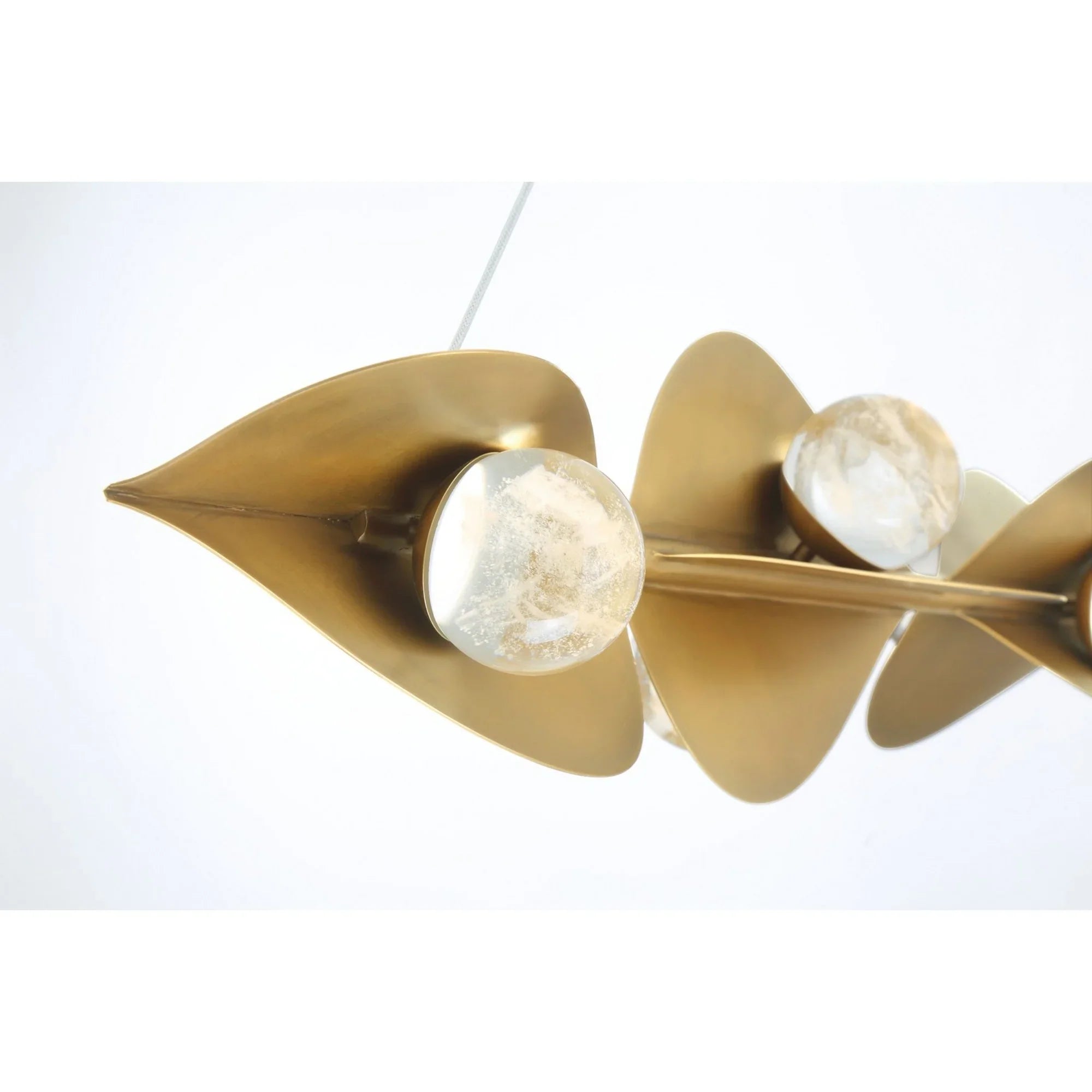 Pod 62" LED Island Light, Legacy Brass Finish - Bees Lighting