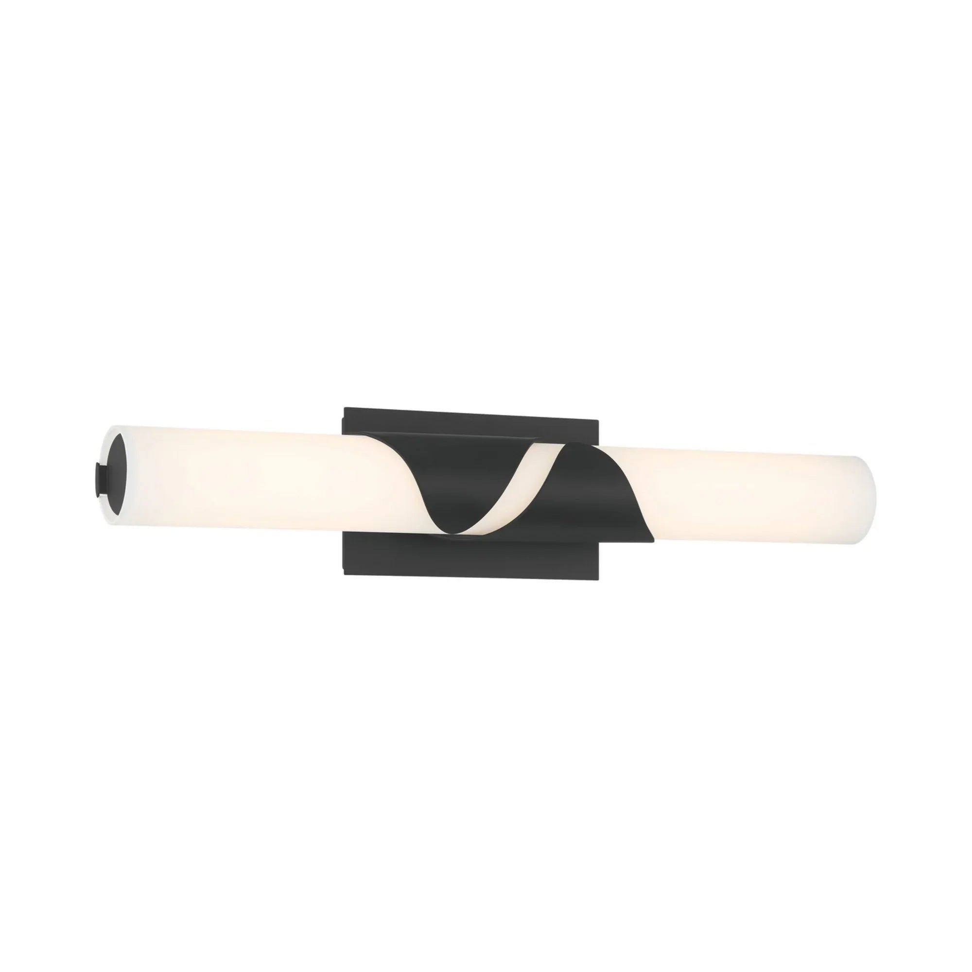 Grafton 24" LED Bathroom Vanity Light, Dark Matte Black Finish - Bees Lighting