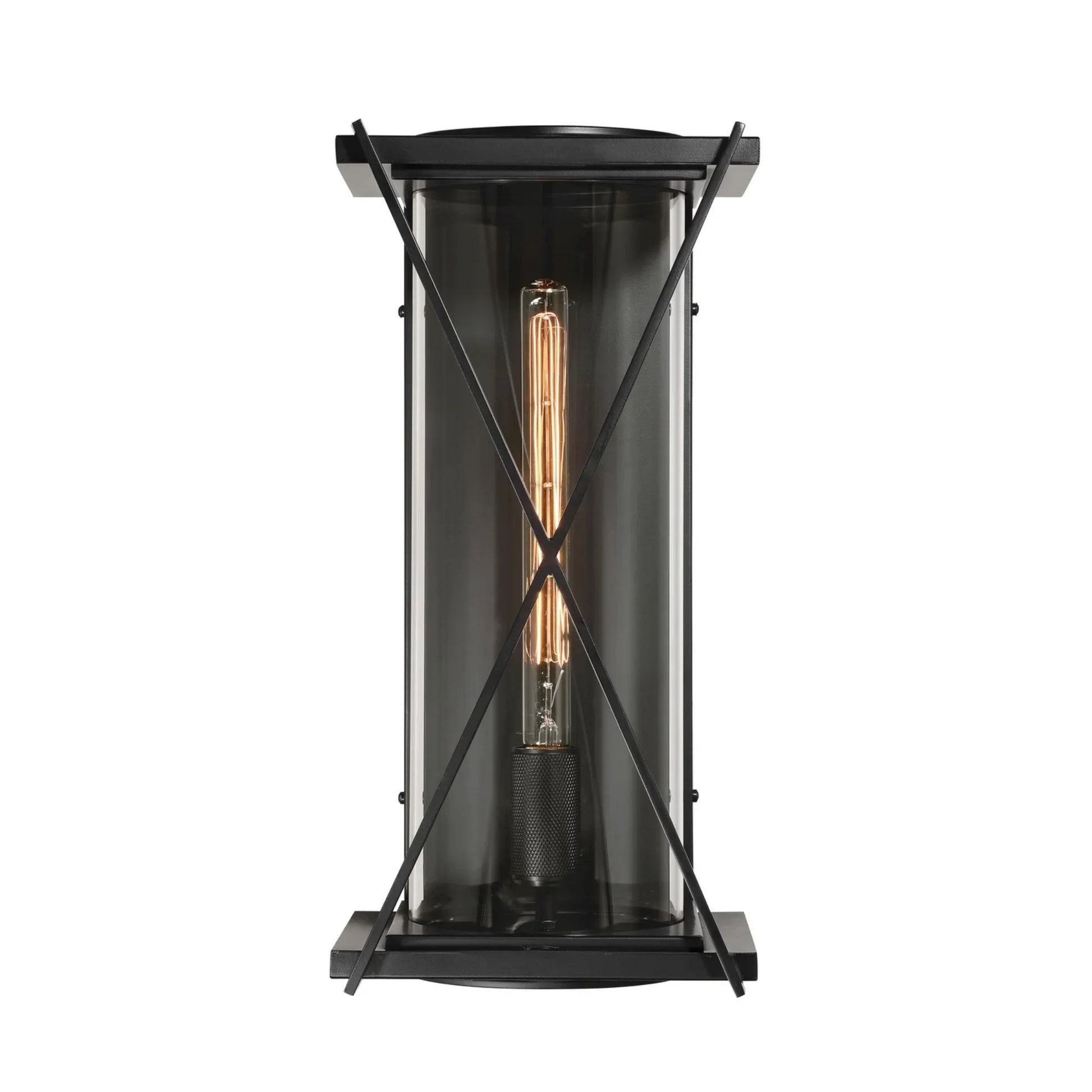 Rockhill 20" Outdoor Wall Sconce, Dark Matte Black Finish - Bees Lighting