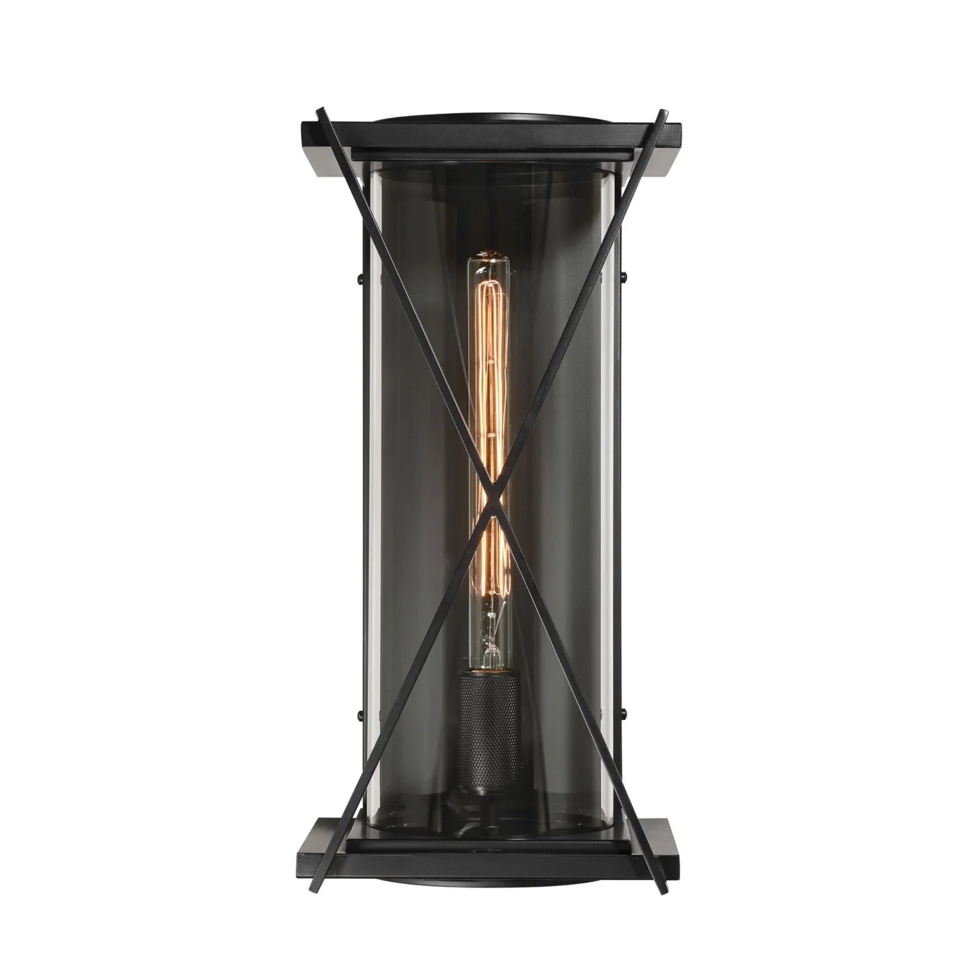 Rockhill 20" Outdoor Wall Sconce, Dark Matte Black Finish - Bees Lighting