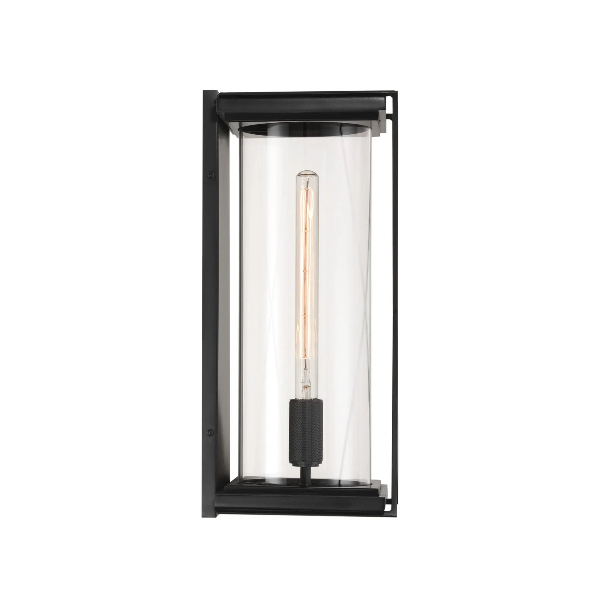 Rockhill 20" Outdoor Wall Sconce, Dark Matte Black Finish - Bees Lighting