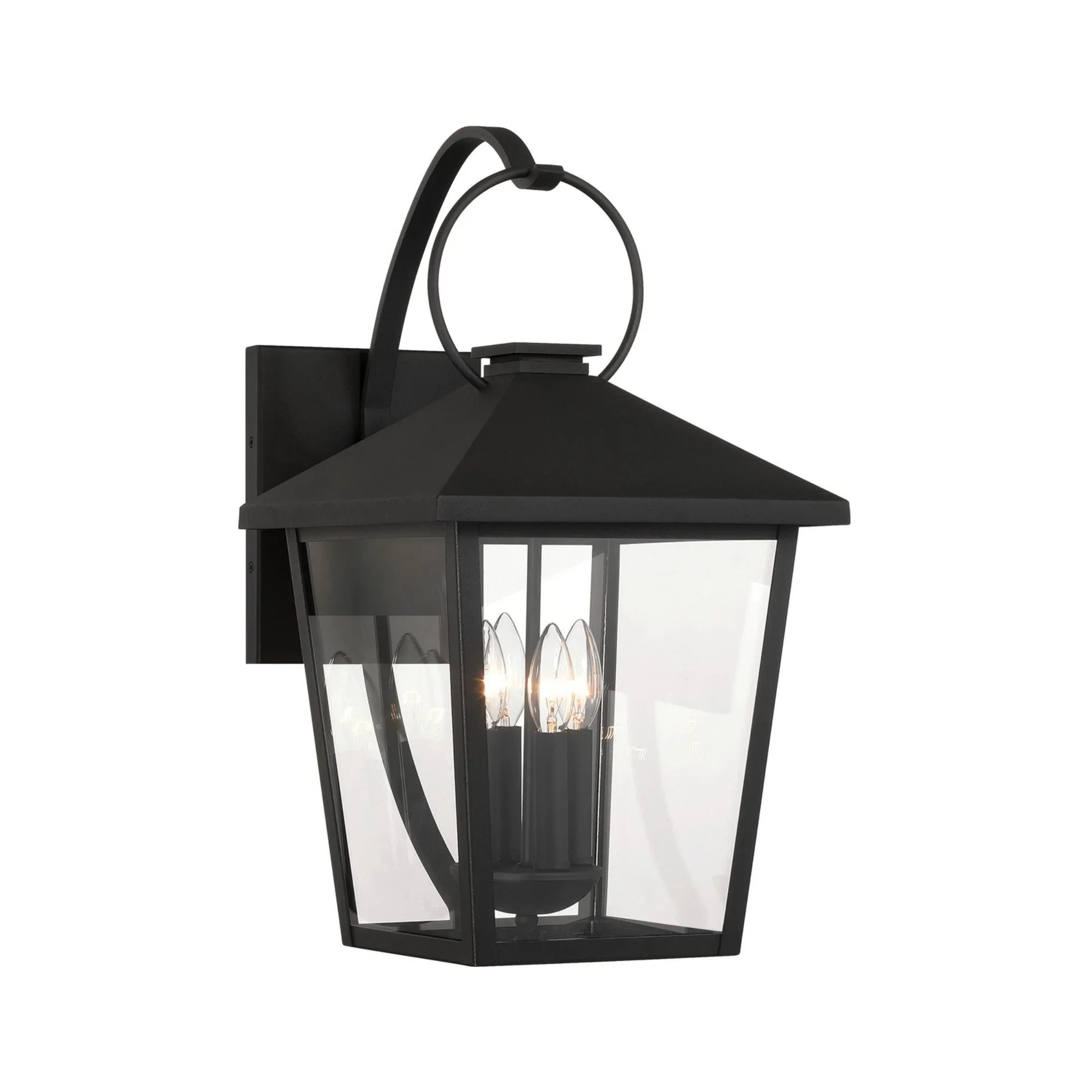 Parkside 22" 4-Light Outdoor Wall Sconce, Sand Coal Finish - Bees Lighting