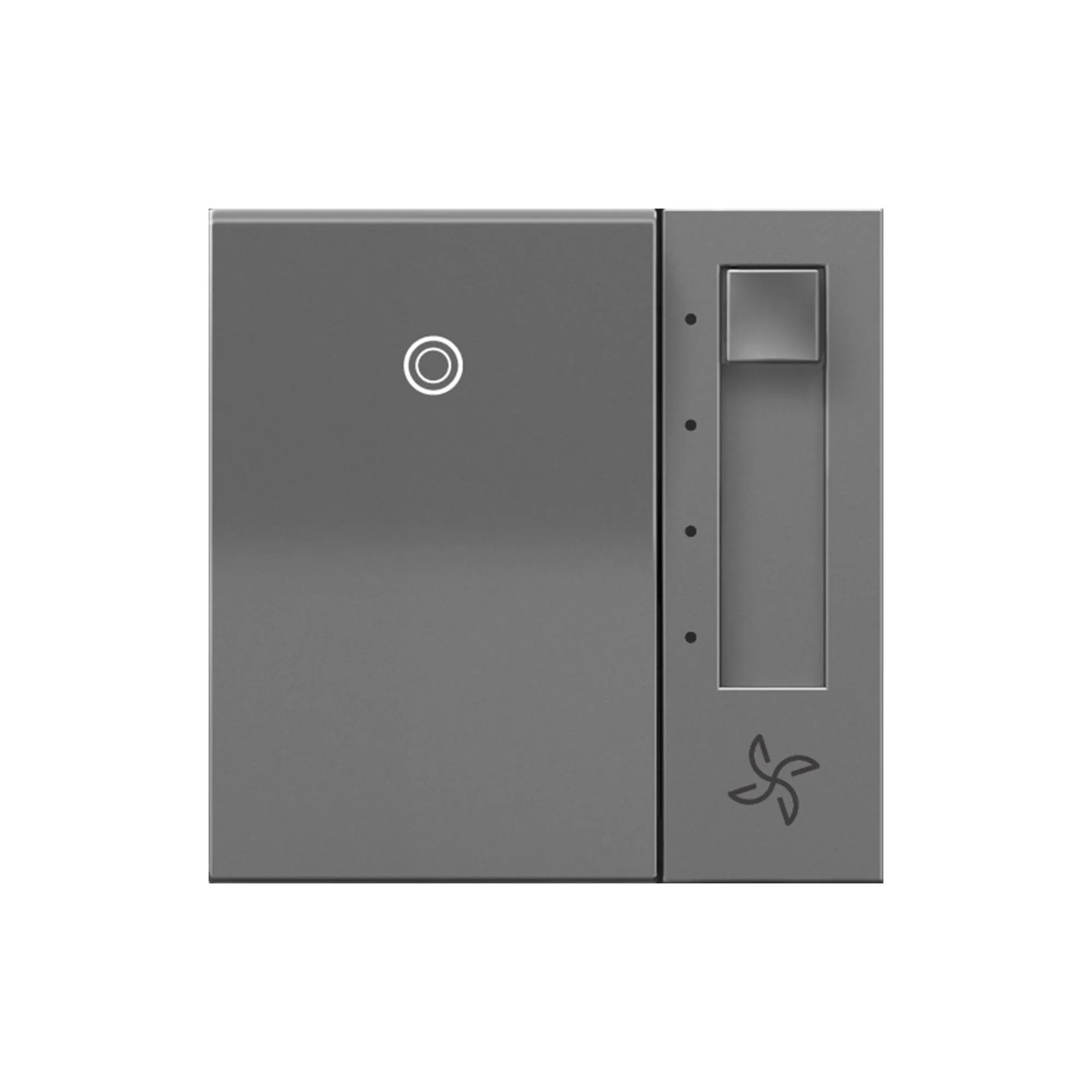 adorne 1.6-Amp Paddle Fan Speed Control Switch, Single Pole/3-Way, Magnesium - Bees Lighting