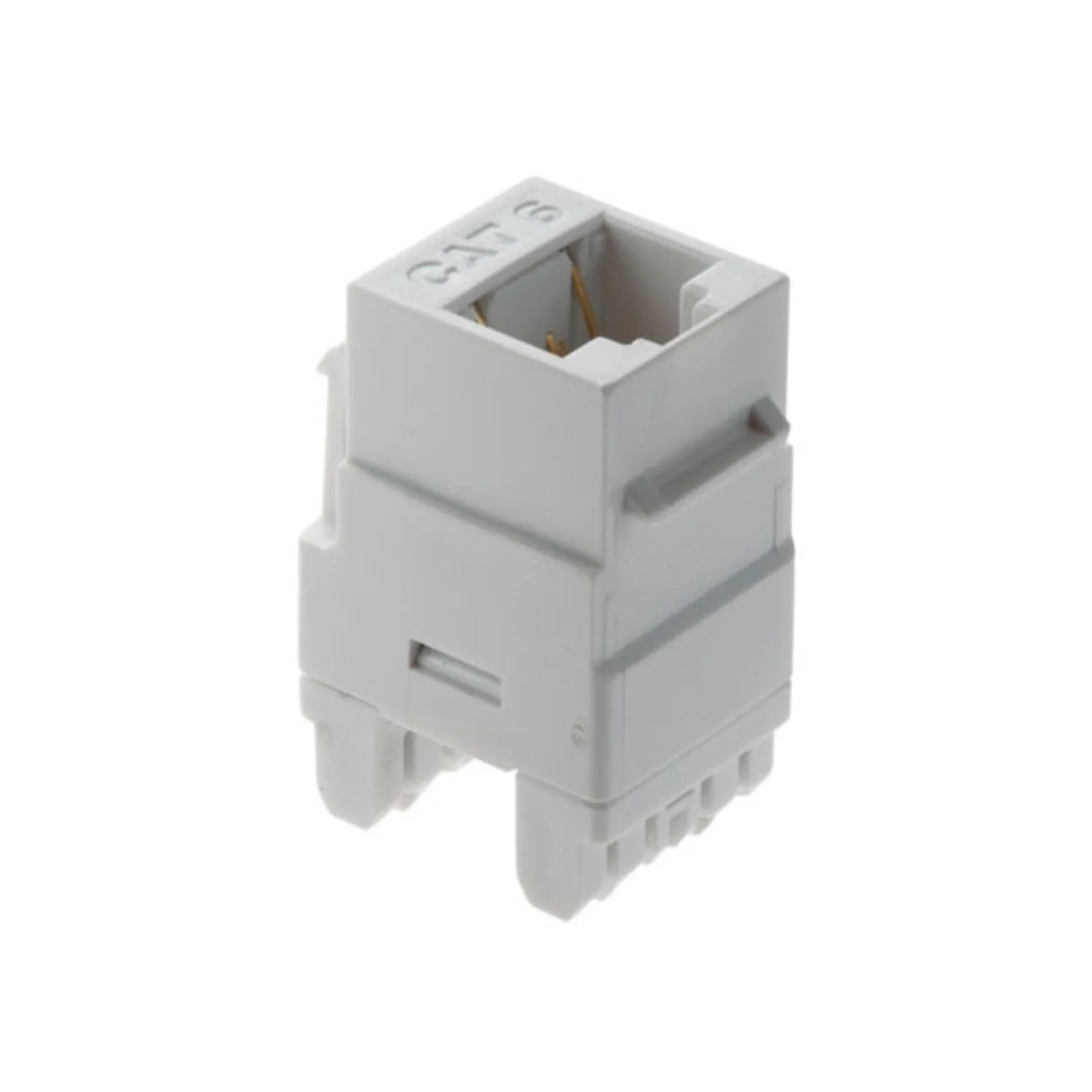 adorne Cat 6 RJ45 Keystone Jack, White - Bees Lighting