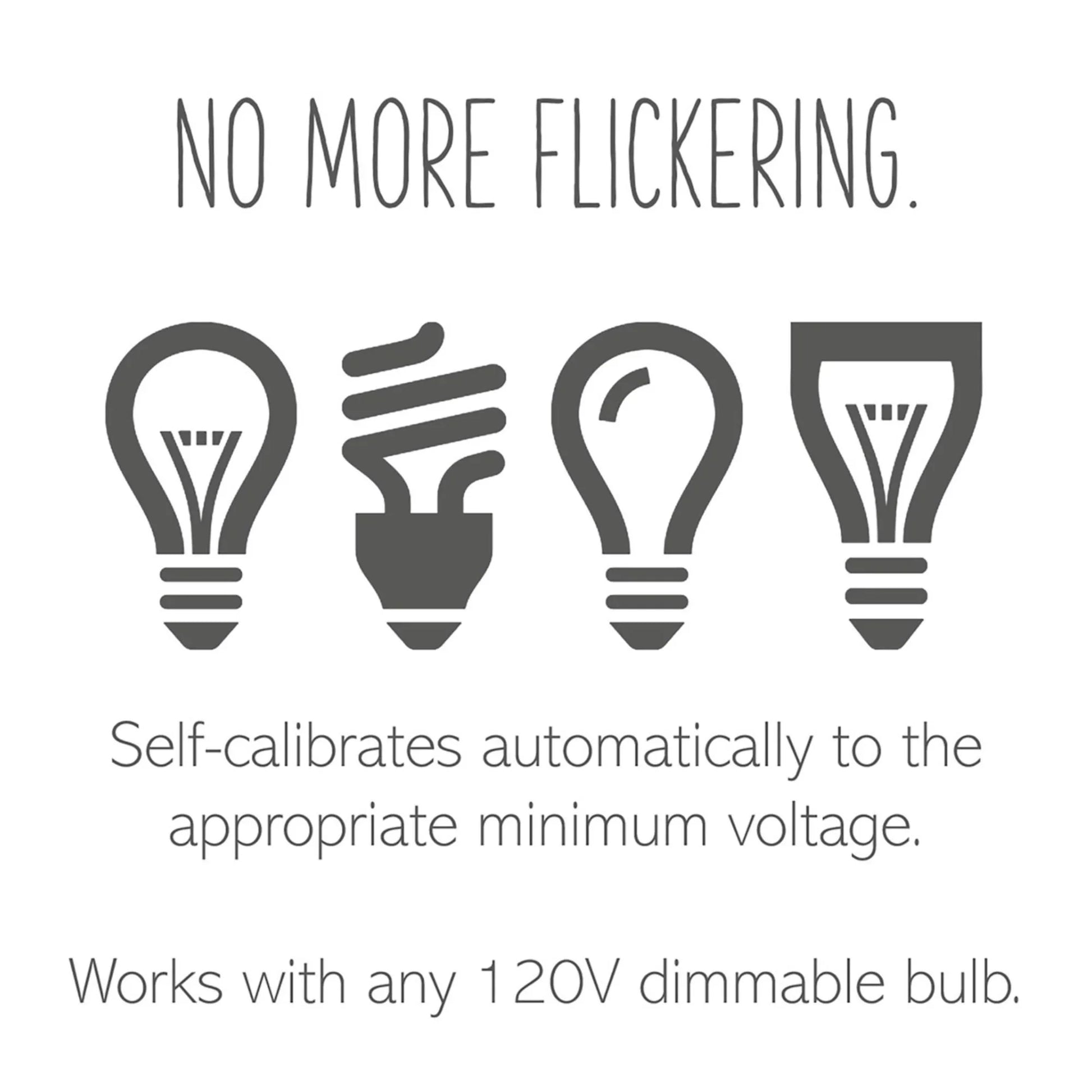 Adorne 0-10V Fluorescent/LED Paddle Dimmer, Single Pole/3-Way, Graphite - Bees Lighting