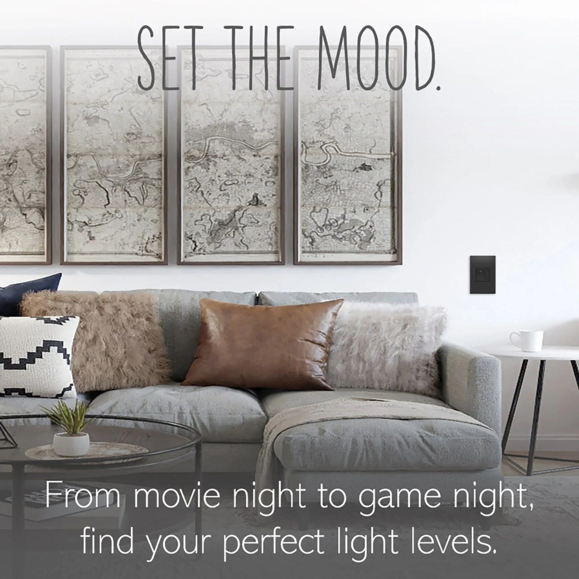 Adorne 0-10V Fluorescent/LED Paddle Dimmer, Single Pole/3-Way, White - Bees Lighting