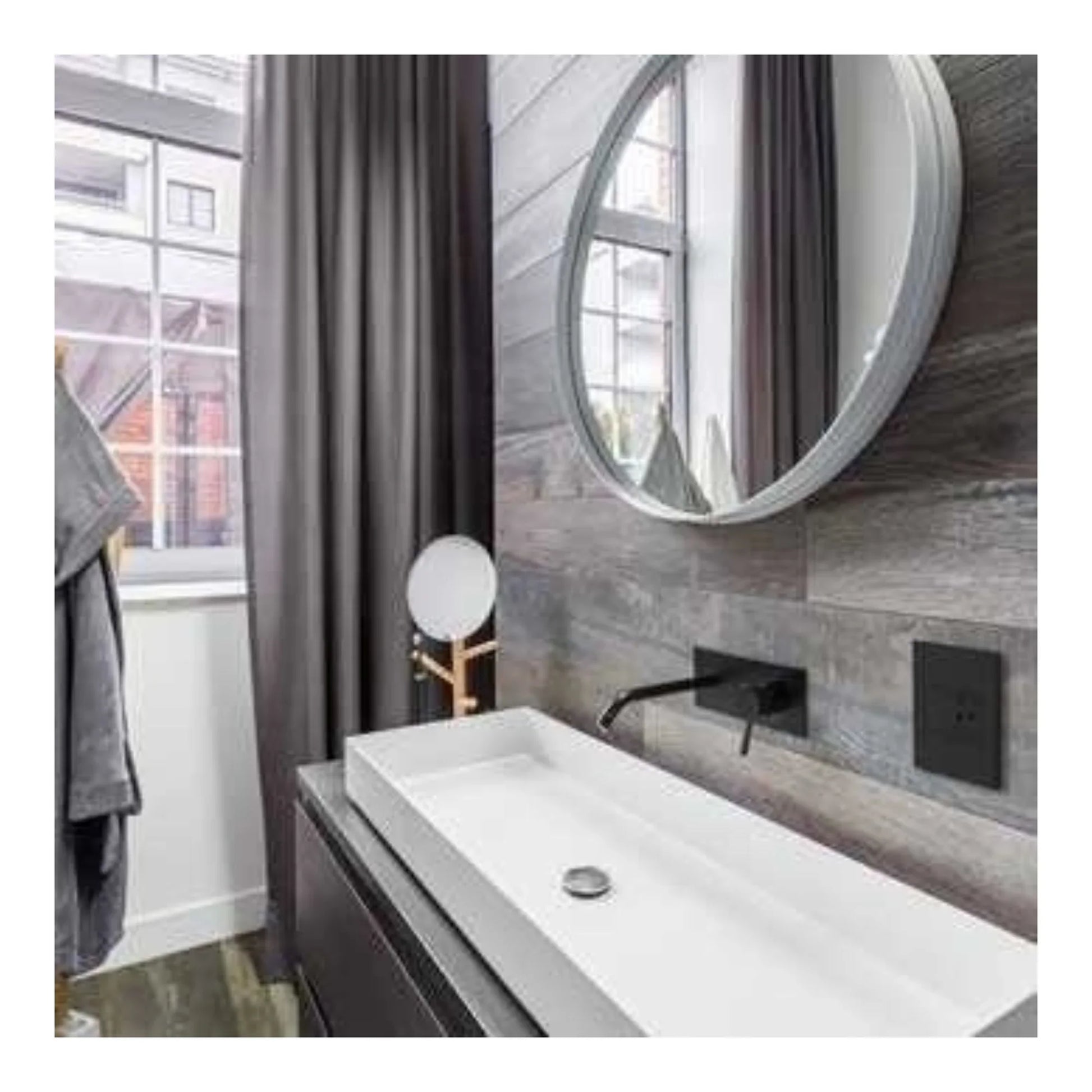 adorne Tamper-Resistant 15A Duplex Self-Test GFCI Receptacle, Graphite - Bees Lighting