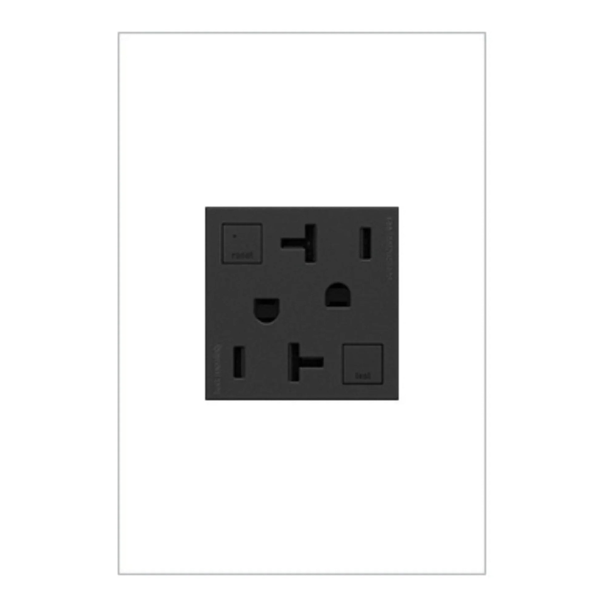 Legrand adorne Tamper-Resistant 20A Duplex Self-Test GFCI Receptacles - Bees Lighting