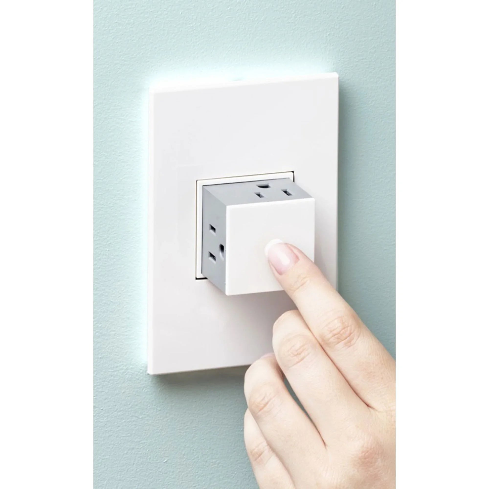 adorne 15A 1-Gang Pop-Out Triple Outlet, White - Bees Lighting