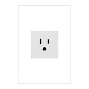 adorne 15A Single Tamper-Resistant Outlet, White - Bees Lighting