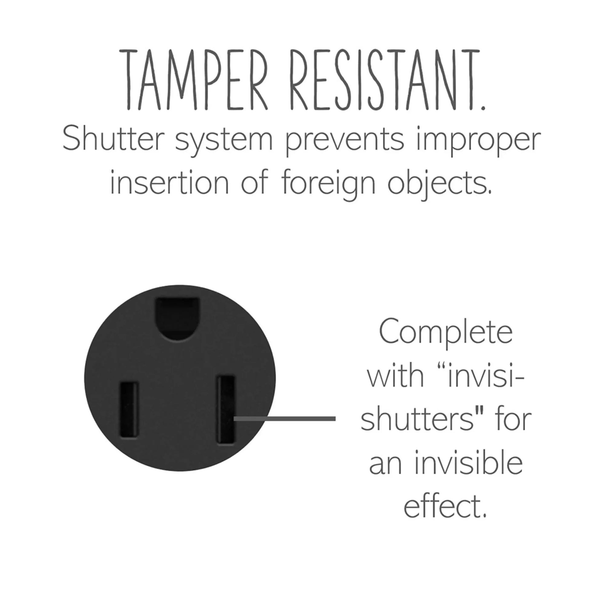 adorne 15A Dual Tamper-Resistant Outlet, Graphite - Bees Lighting