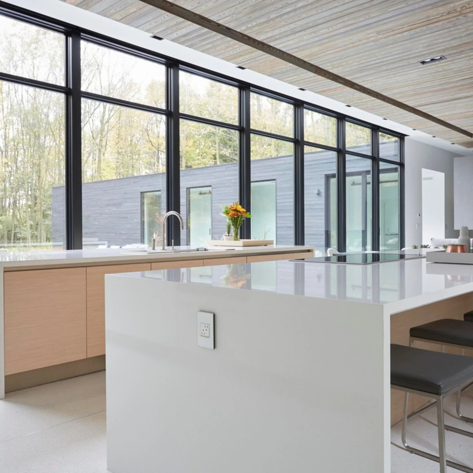 adorne 15A Dual Tamper-Resistant Outlet, Magnesium - Bees Lighting