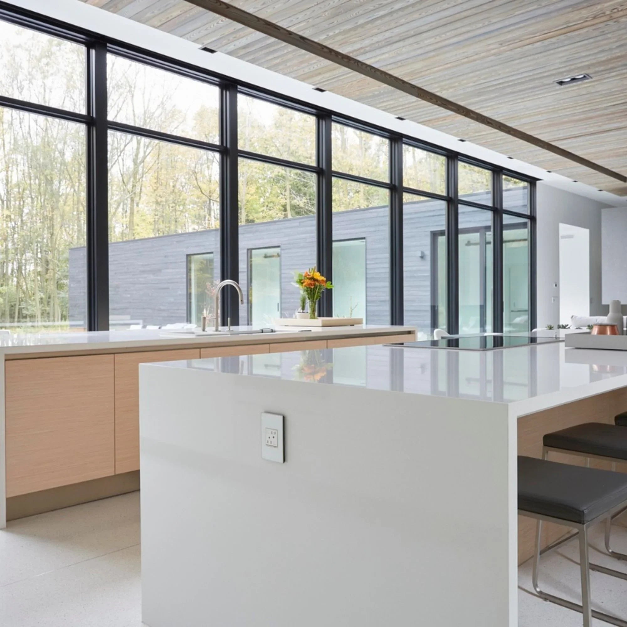 adorne 15A Dual Tamper-Resistant Outlet, Magnesium - Bees Lighting