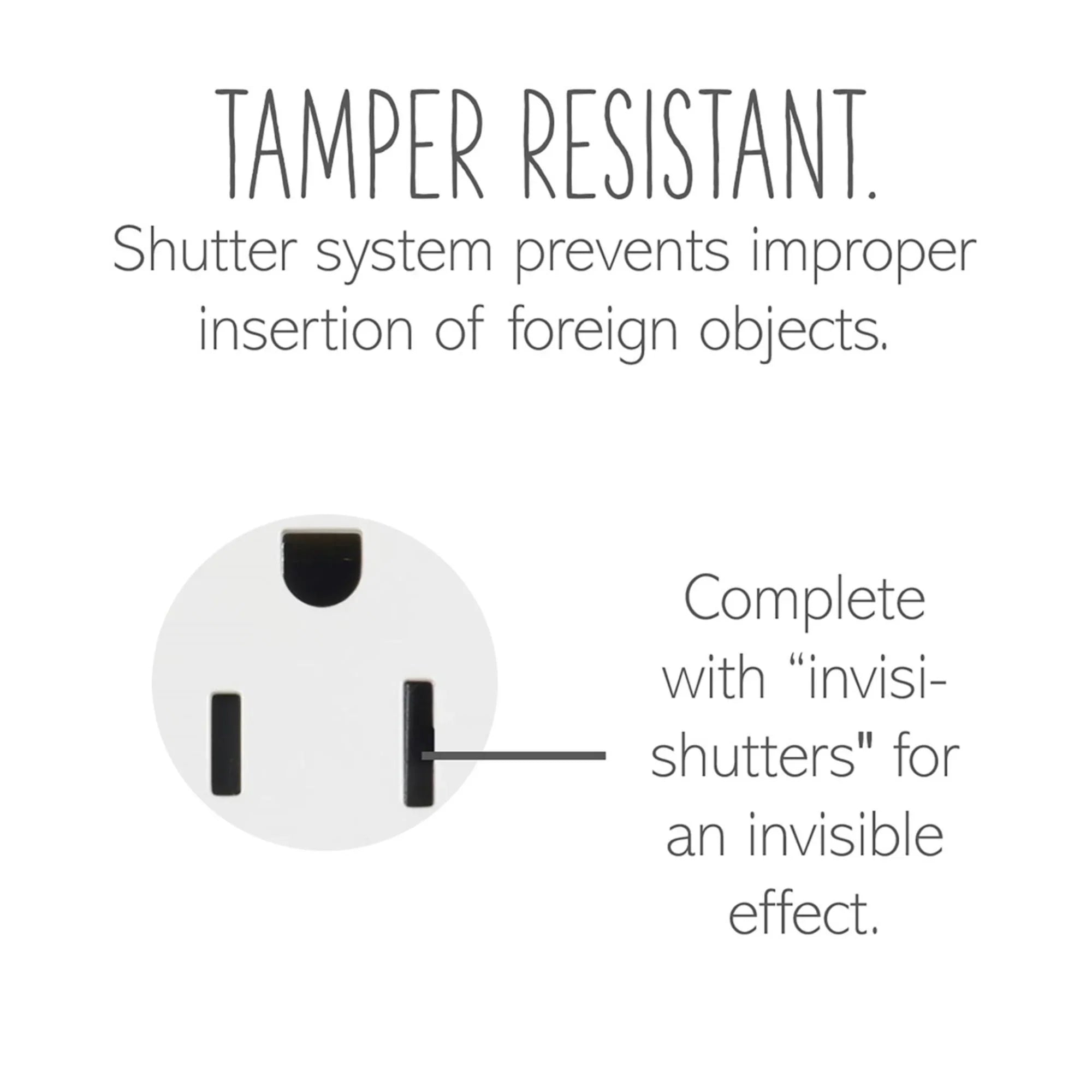 adorne 15A Dual Tamper-Resistant Outlet, White - Bees Lighting