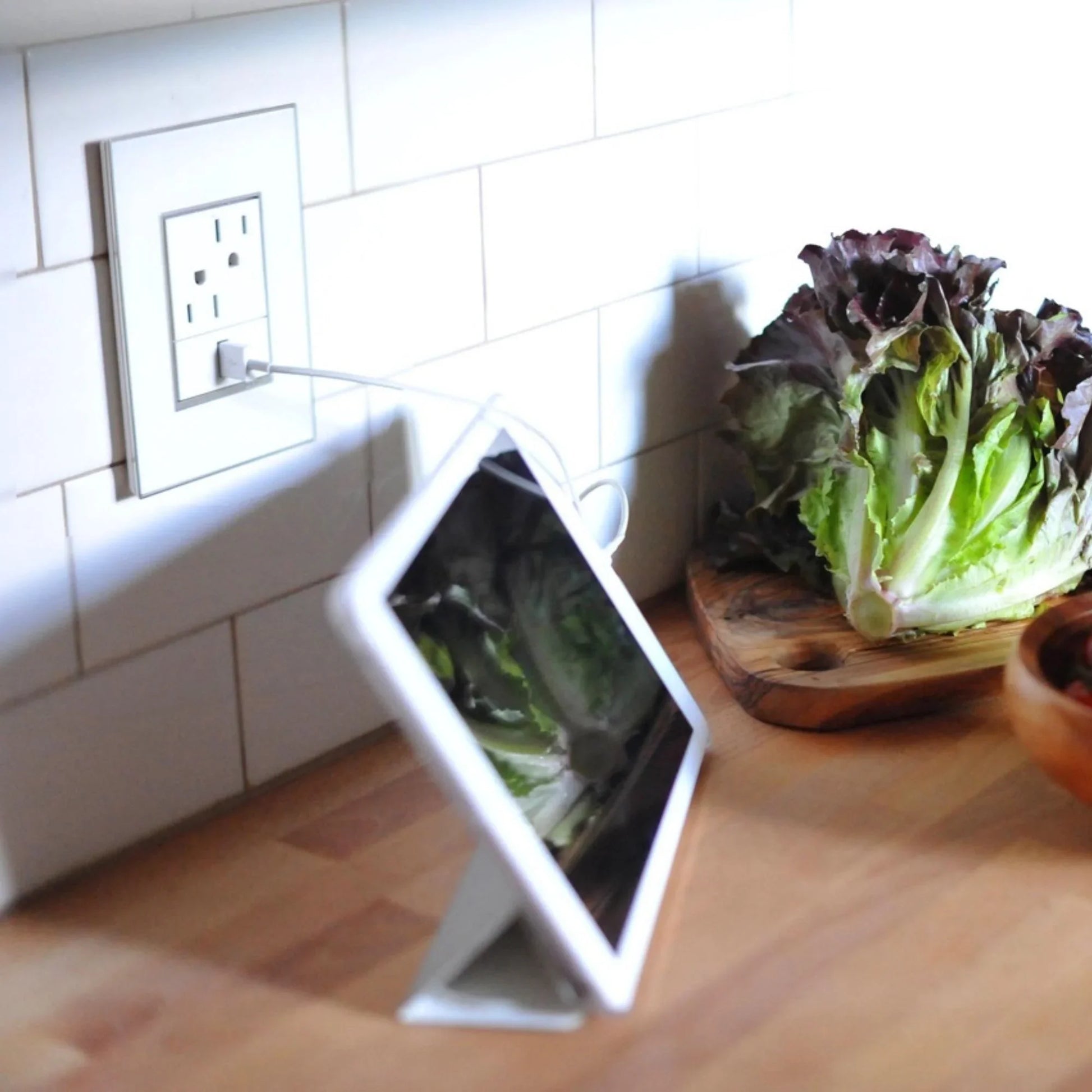 adorne 15A Dual Tamper-Resistant Outlet, White - Bees Lighting