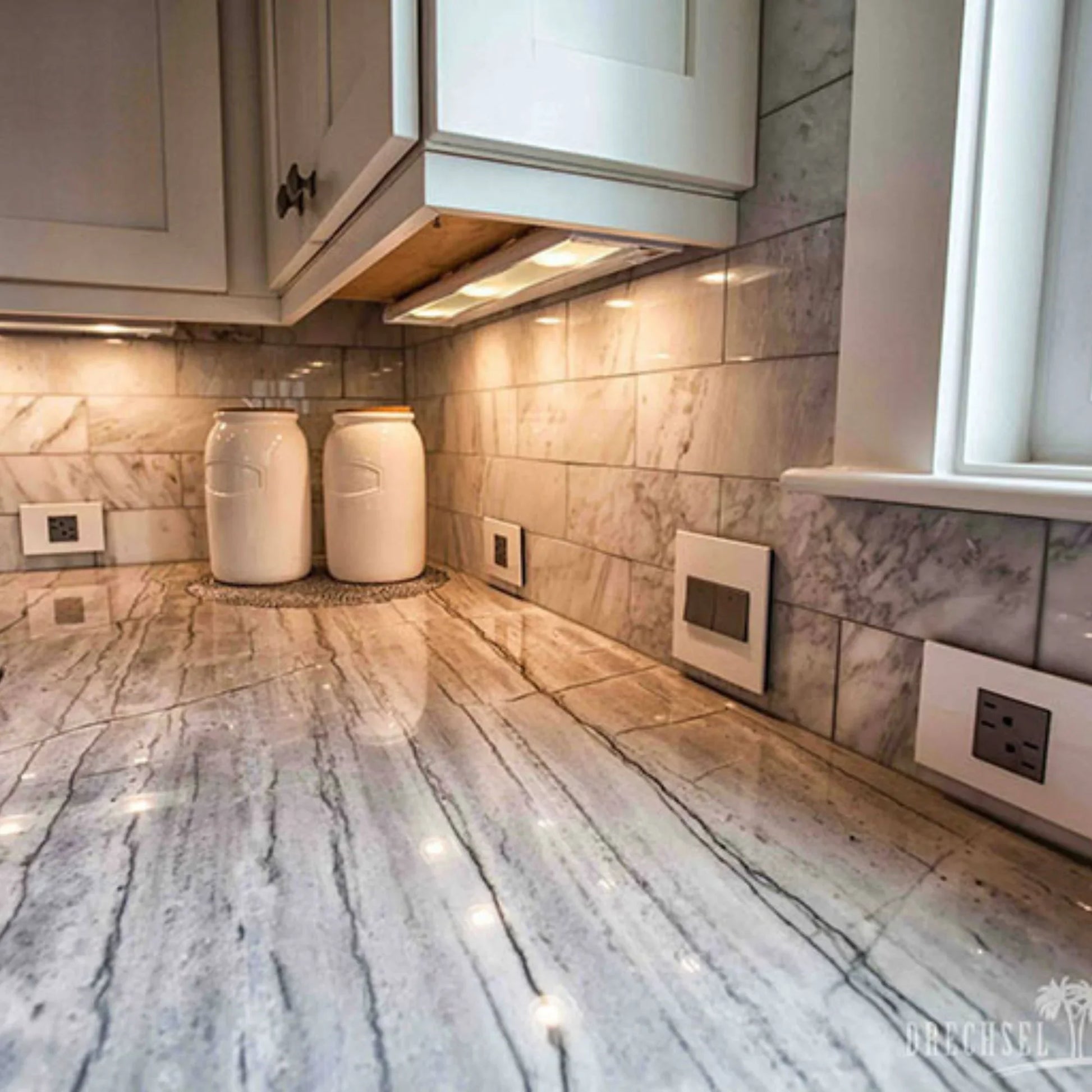 adorne 20A Dual Tamper-Resistant Outlet, Magnesium - Bees Lighting