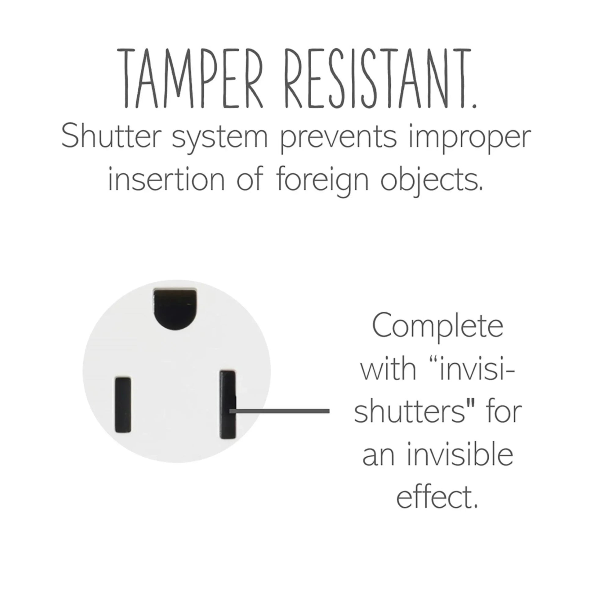 adorne 20A Dual Tamper-Resistant Outlet, White - Bees Lighting