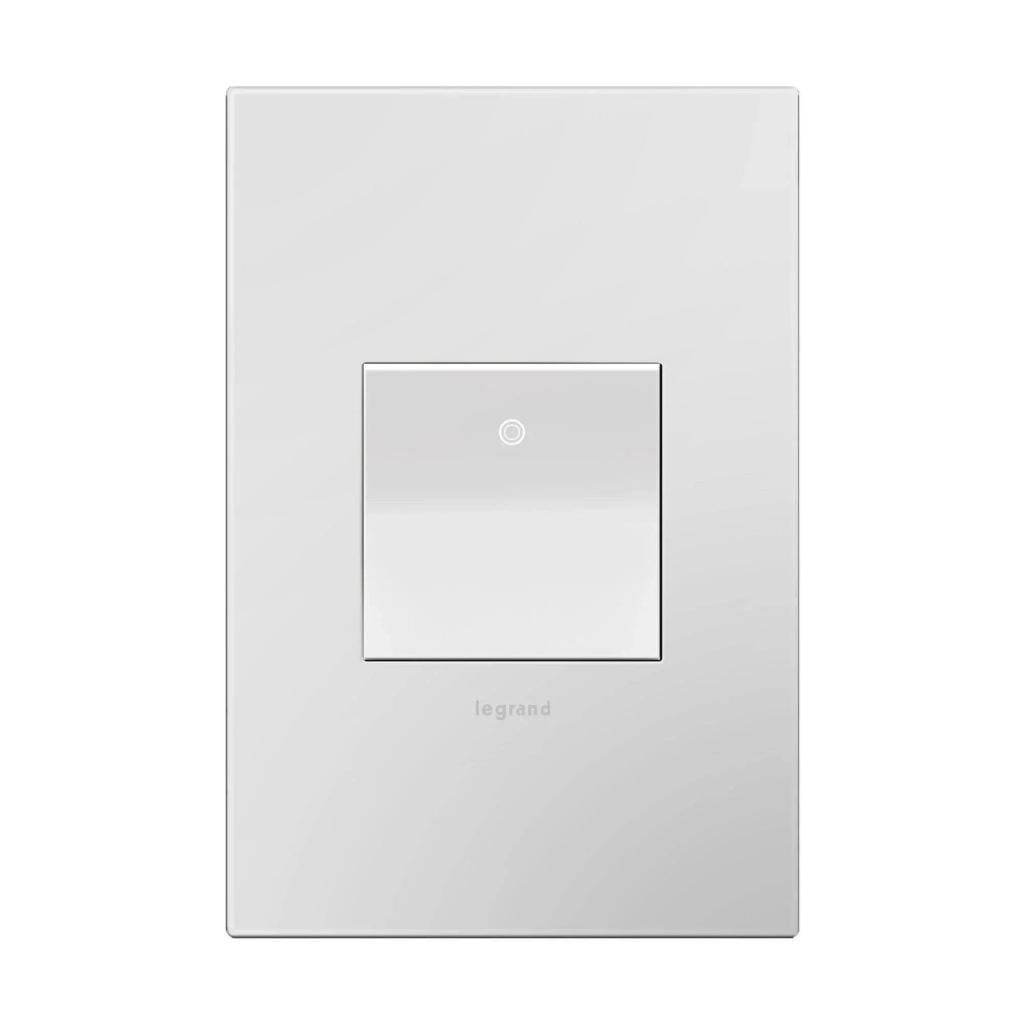 adorne 20-Amp Paddle Switch, Single Pole/3-Way, 120V, White - Bees Lighting