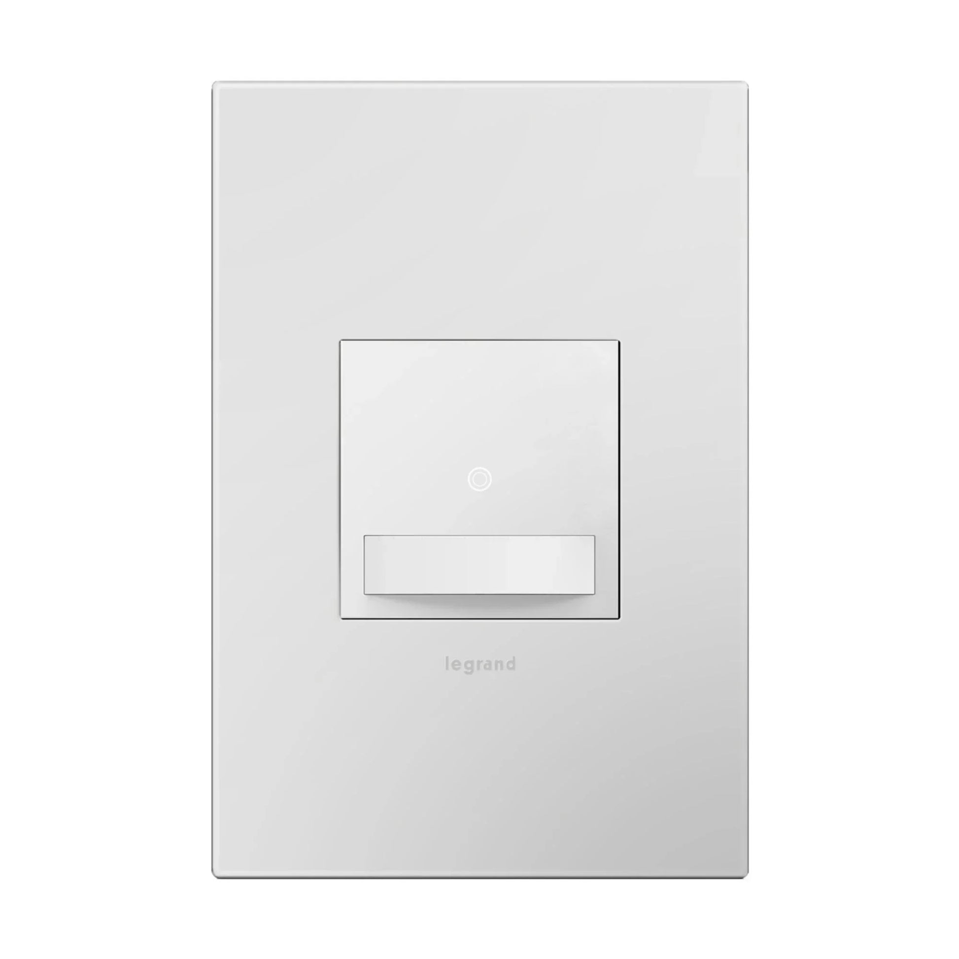 adorne Manual On/Auto Off Vacancy Motion Sensor Switch, 600W, 120V, White - Bees Lighting