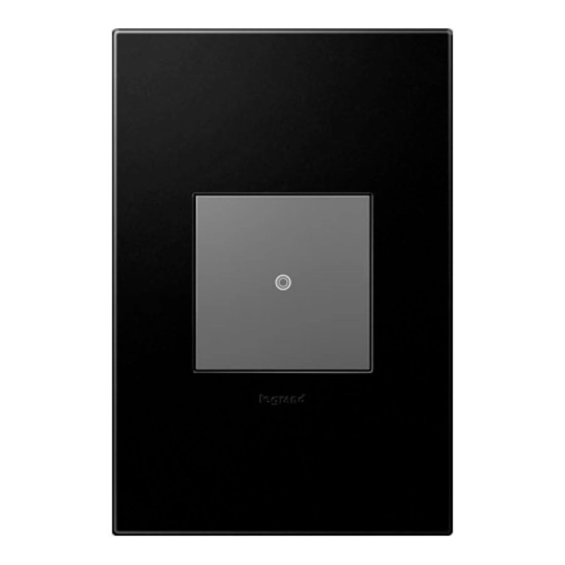 adorne 1-Gang Screwless Wall Plate, Graphite - Bees Lighting