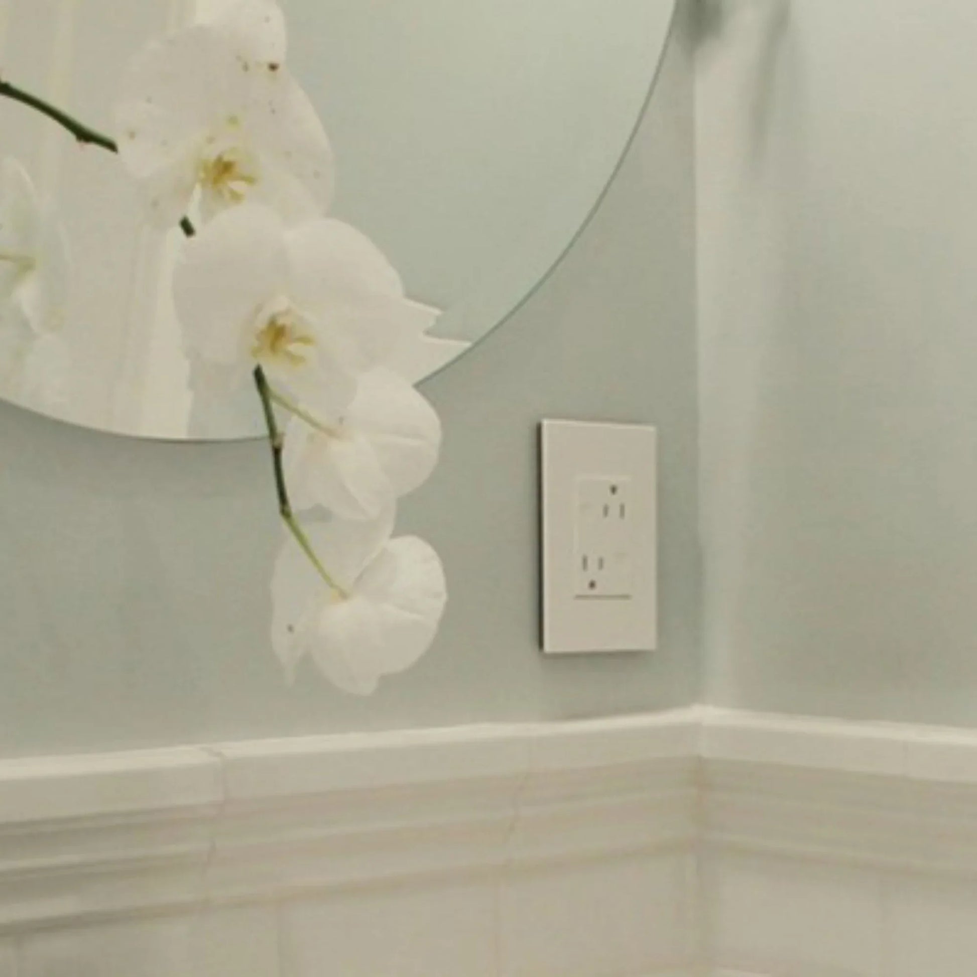 adorne 1-Gang-Plus Screwless wall Plate, Glossy White - Bees Lighting