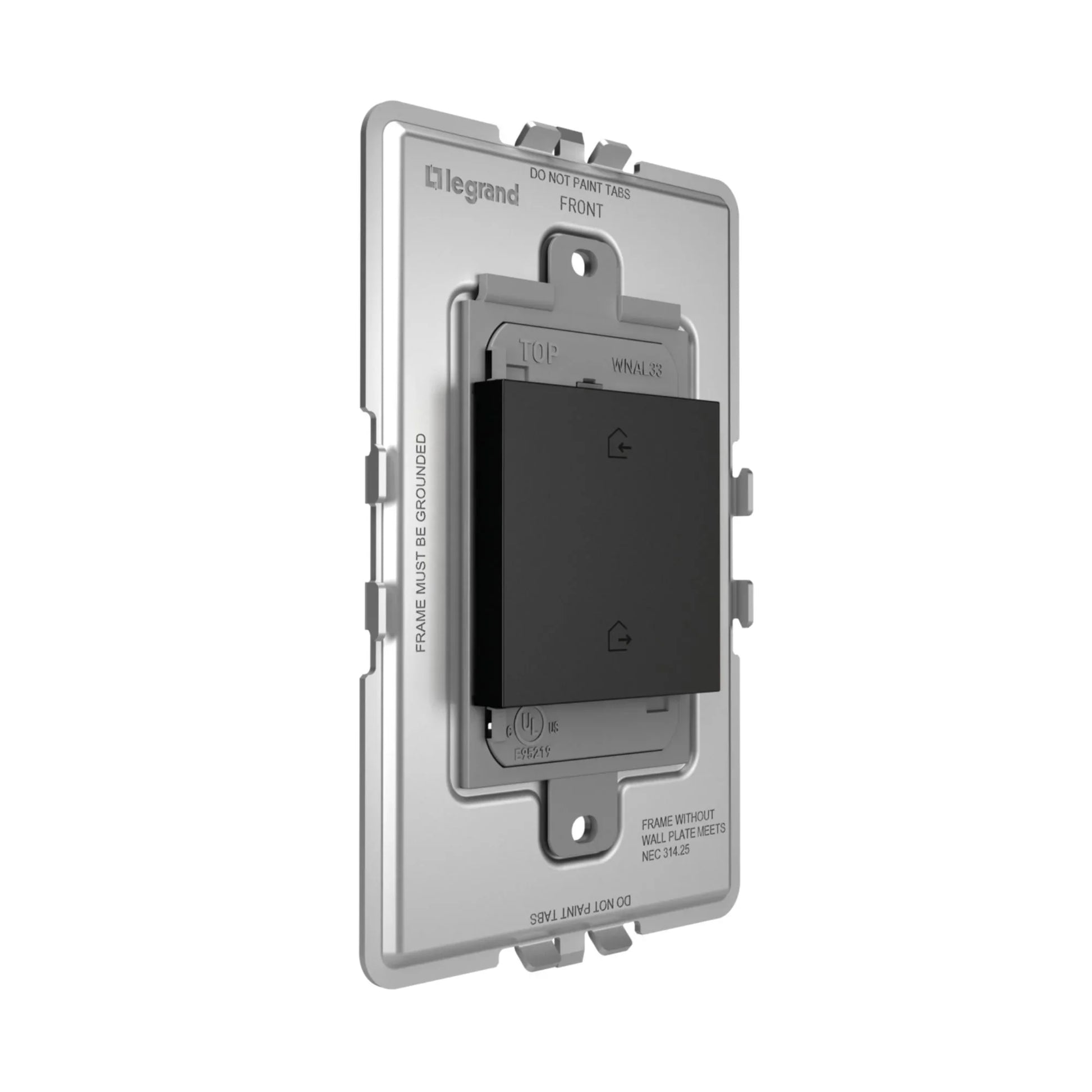 adorne Home/Away Wireless Smart Switch With Netatmo, Graphite - Bees Lighting