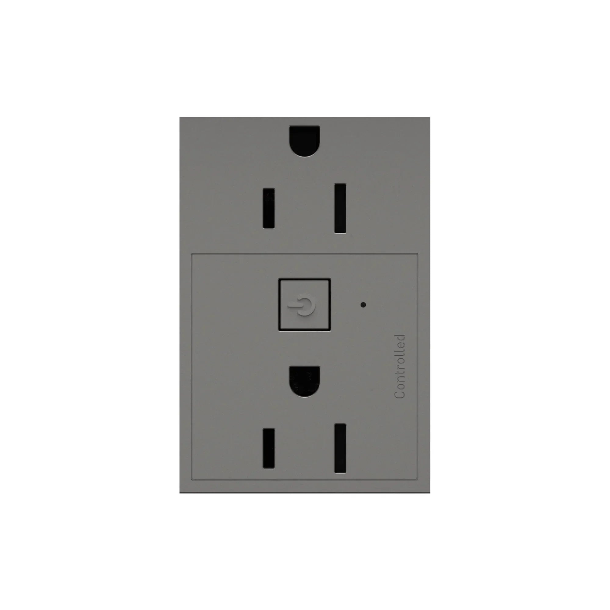 adorne 15A Smart Outlet with Netatmo Plus-Size, Magnesium - Bees Lighting