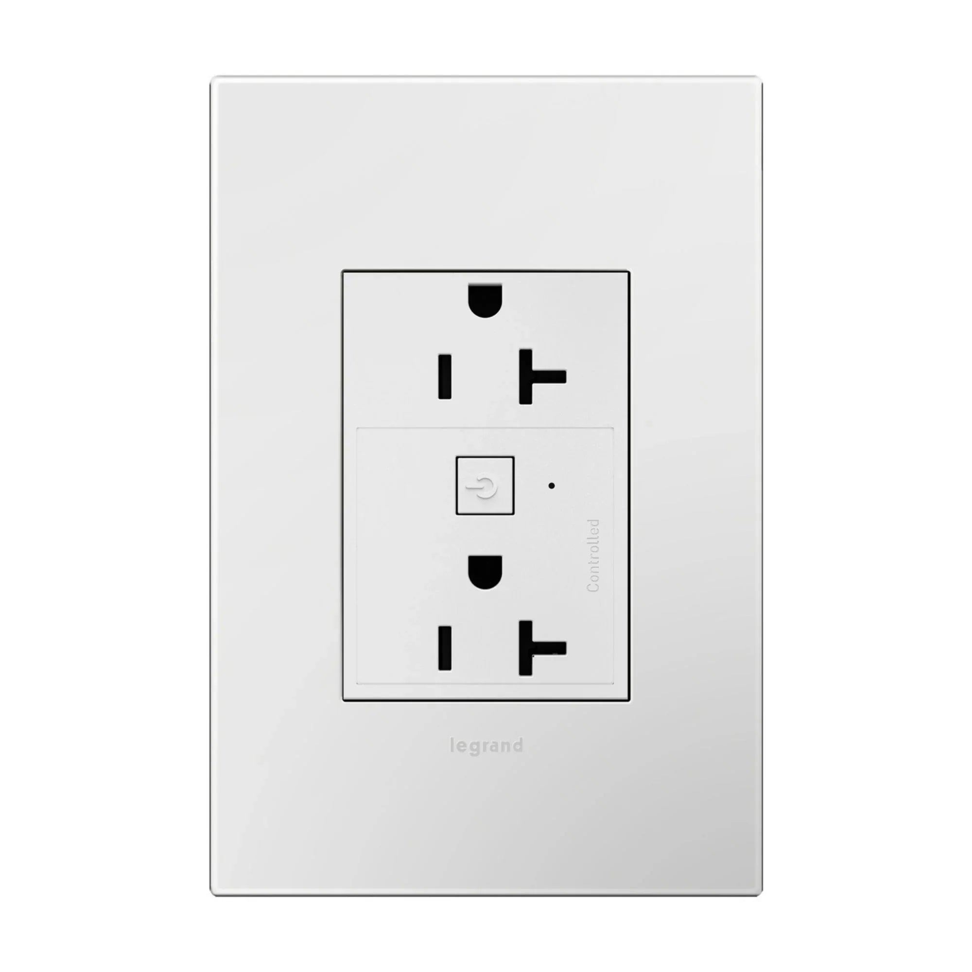 adorne 20A Smart Outlet with Netatmo Plus-Size, White - Bees Lighting