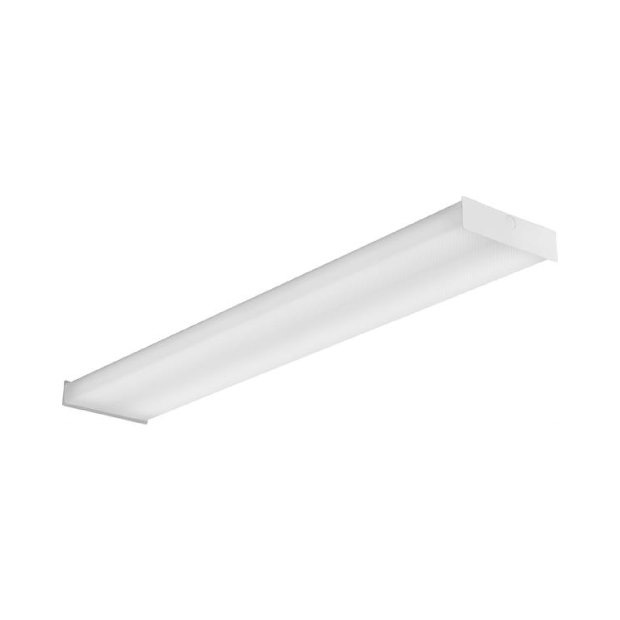 4ft Square Basket LED Wrap Light, 32 Watts, 4000 Lumens, 4000K, Prismatic Diffuser, 120-277V - Bees Lighting