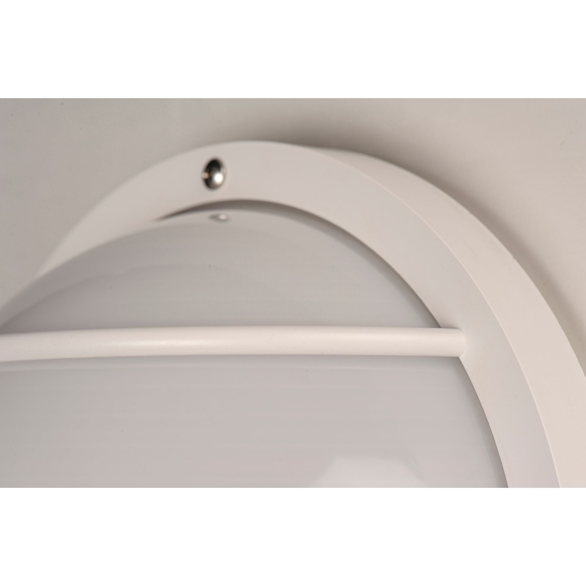 Bulwark 10" LED Bulkhead Wall Sconce, 1180 Lm, 3000K, White - Bees Lighting