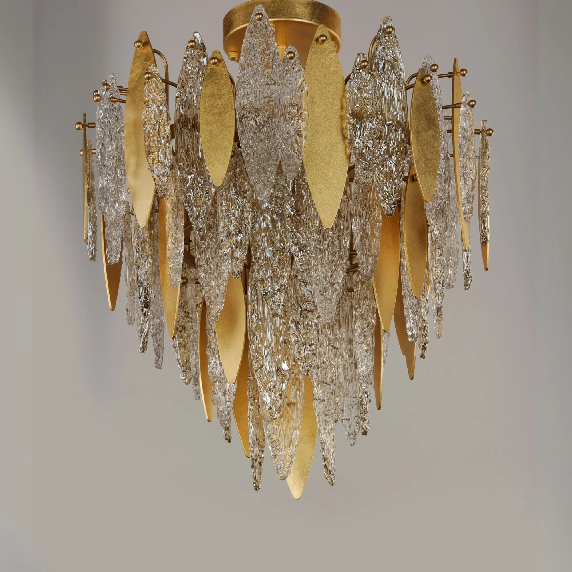 Majestic 29" Flush Mount Light, Gold Finish