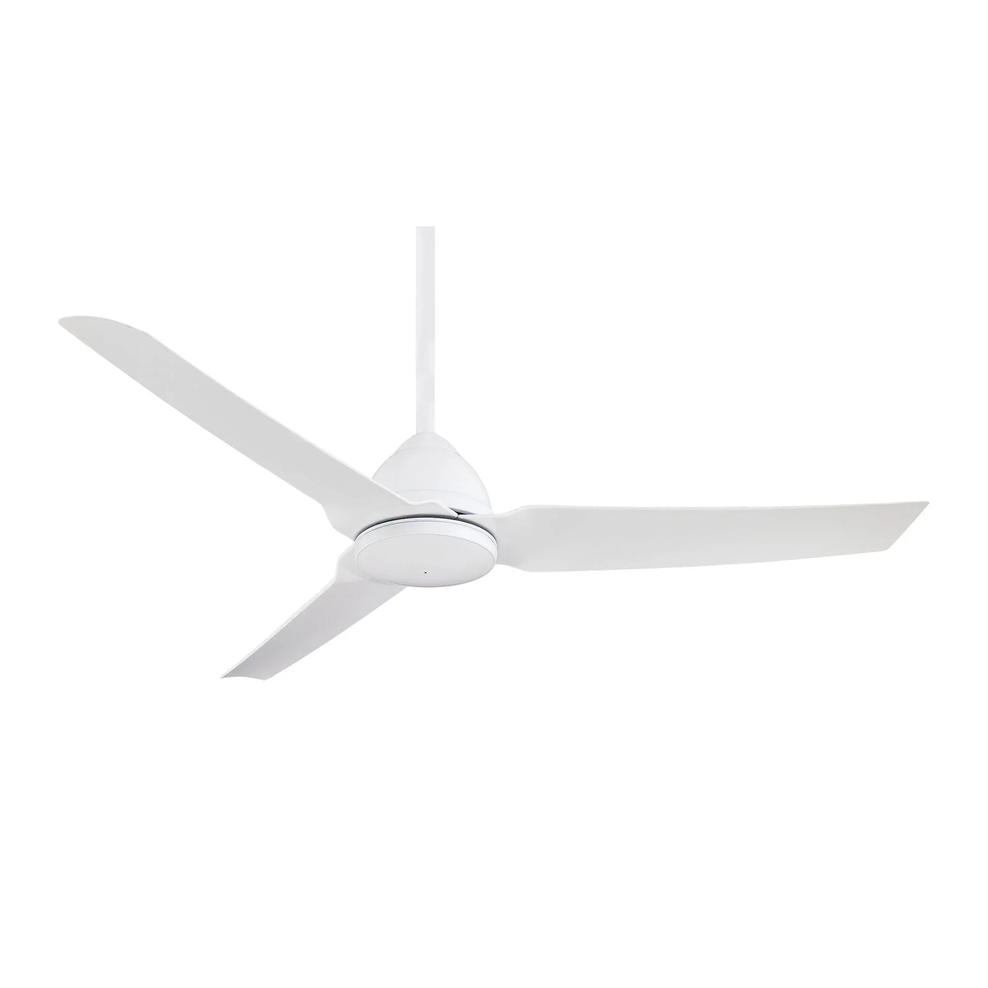 Java 54" Flat White Wet Rated Ceiling Fan with Remote - Bees Lighting