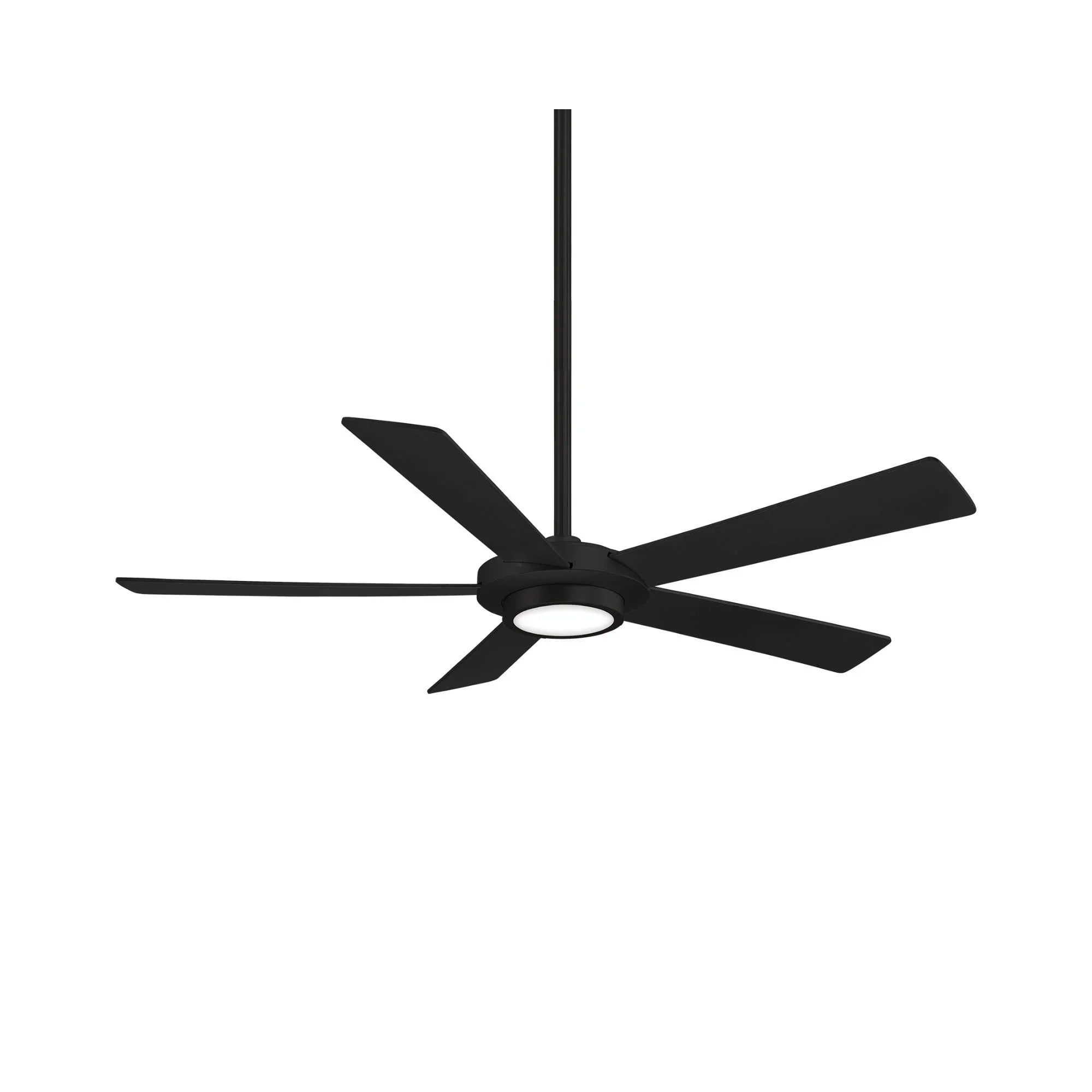Sabot LED 52" Black Coal Ceiling Fan with Remote - Bees Lighting
