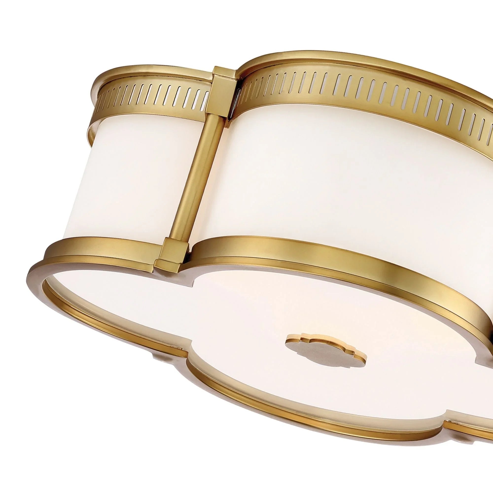 16" LED Decorative Flush Mount, Liberty Gold Finish
