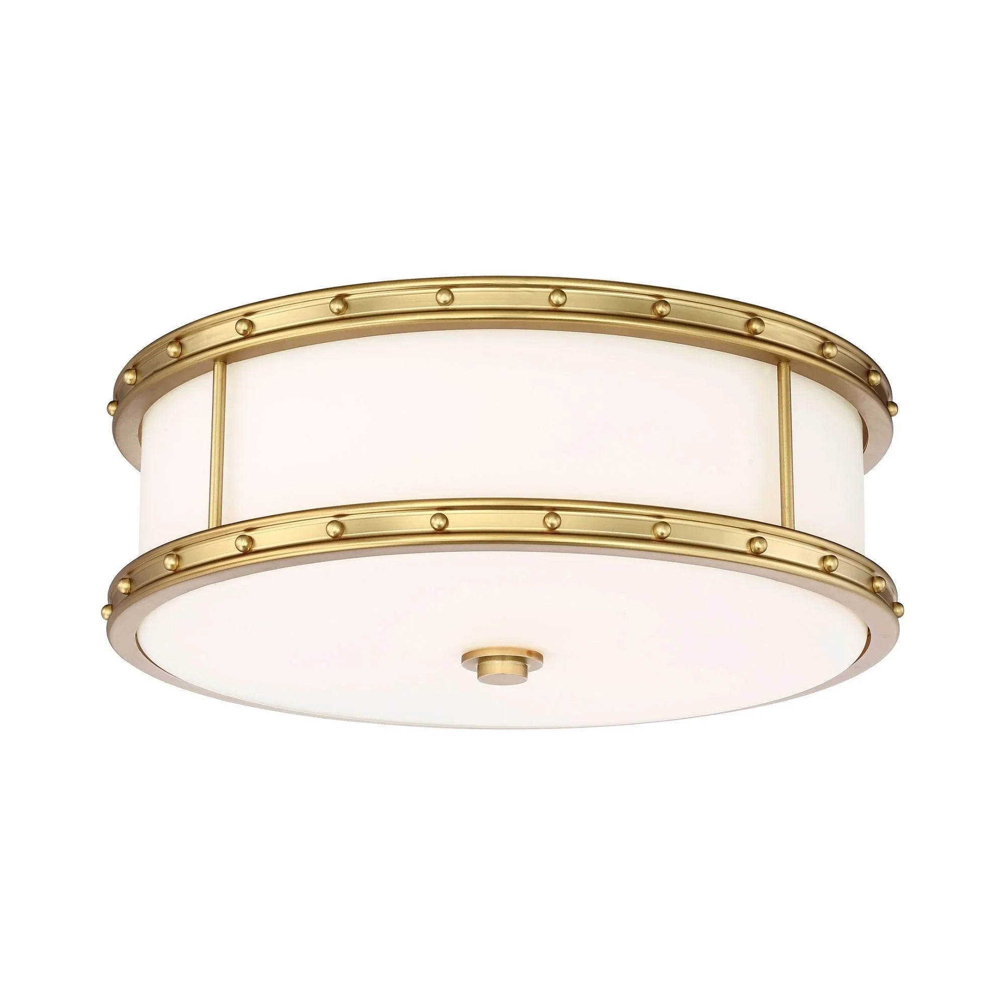 16" LED Flush Mount, Liberty Gold Finish