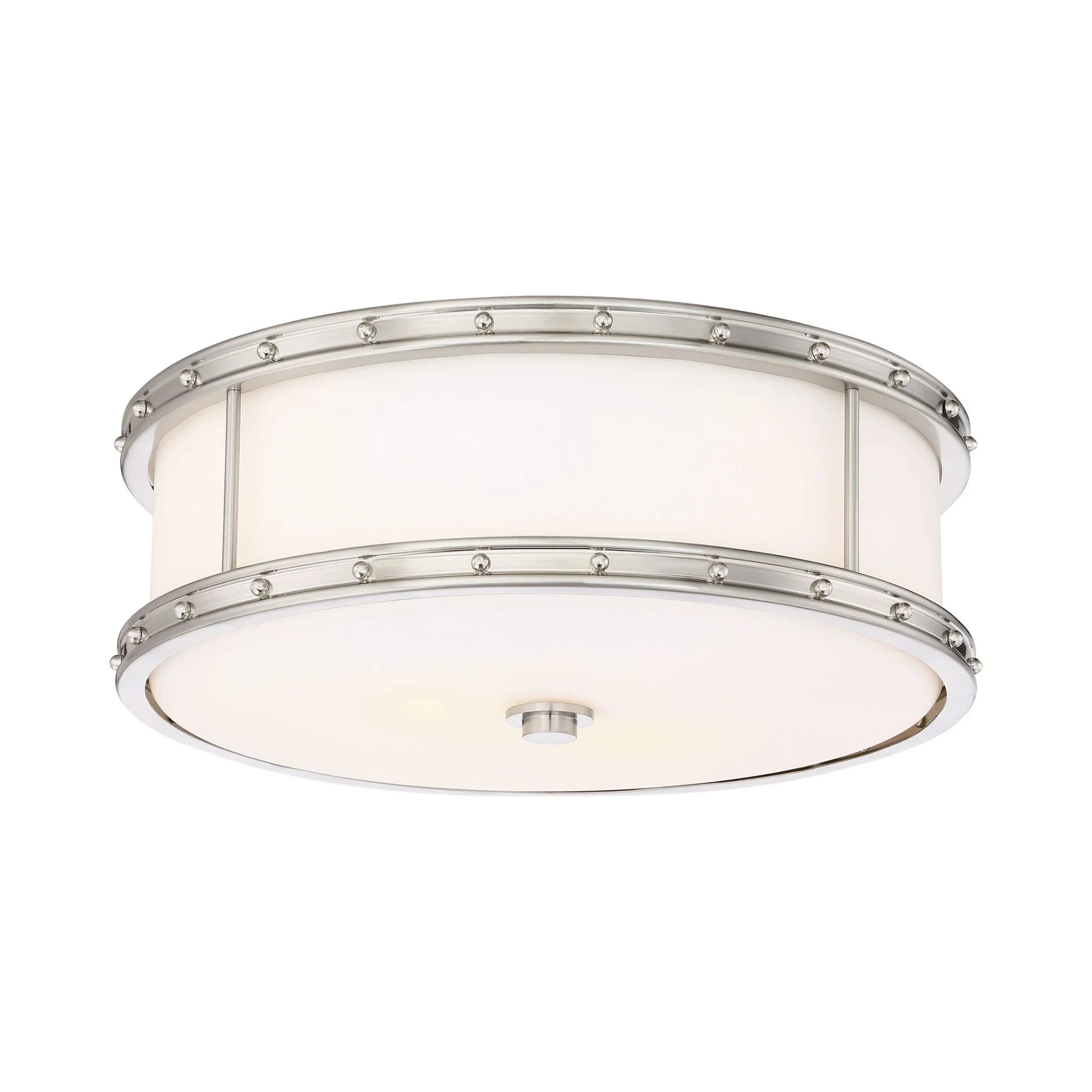 16" LED Flush Mount, Brushed Nickel Finish