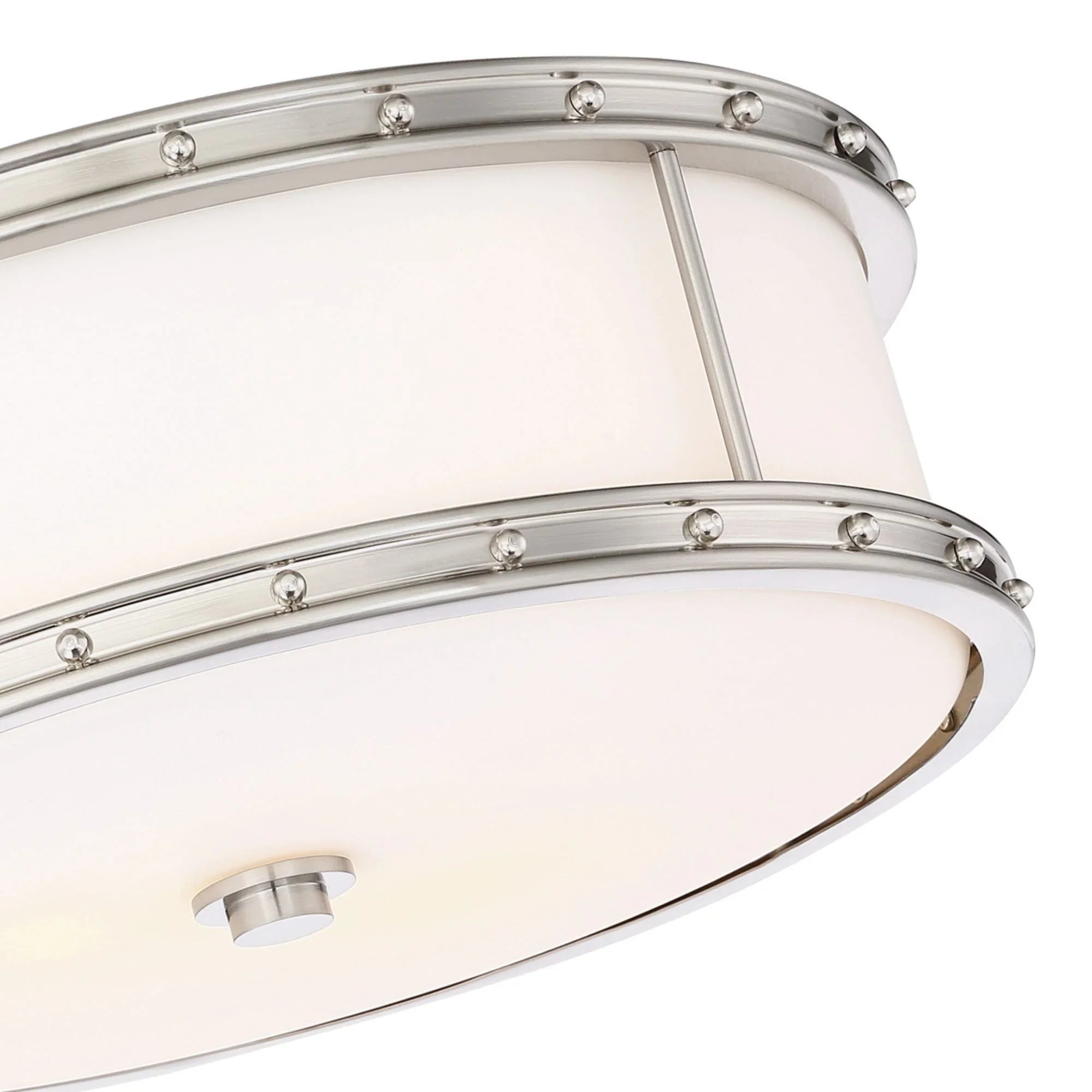16" LED Flush Mount, Brushed Nickel Finish