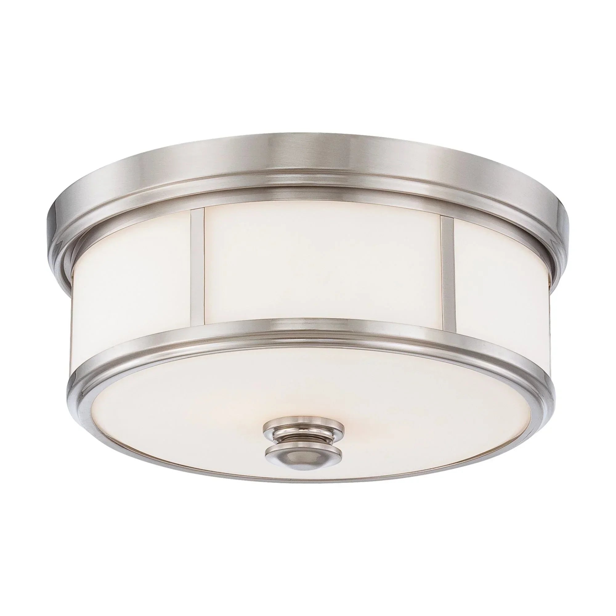 Harbour Point 16" 3-Light Flush Mount, Brushed Nickel Finish