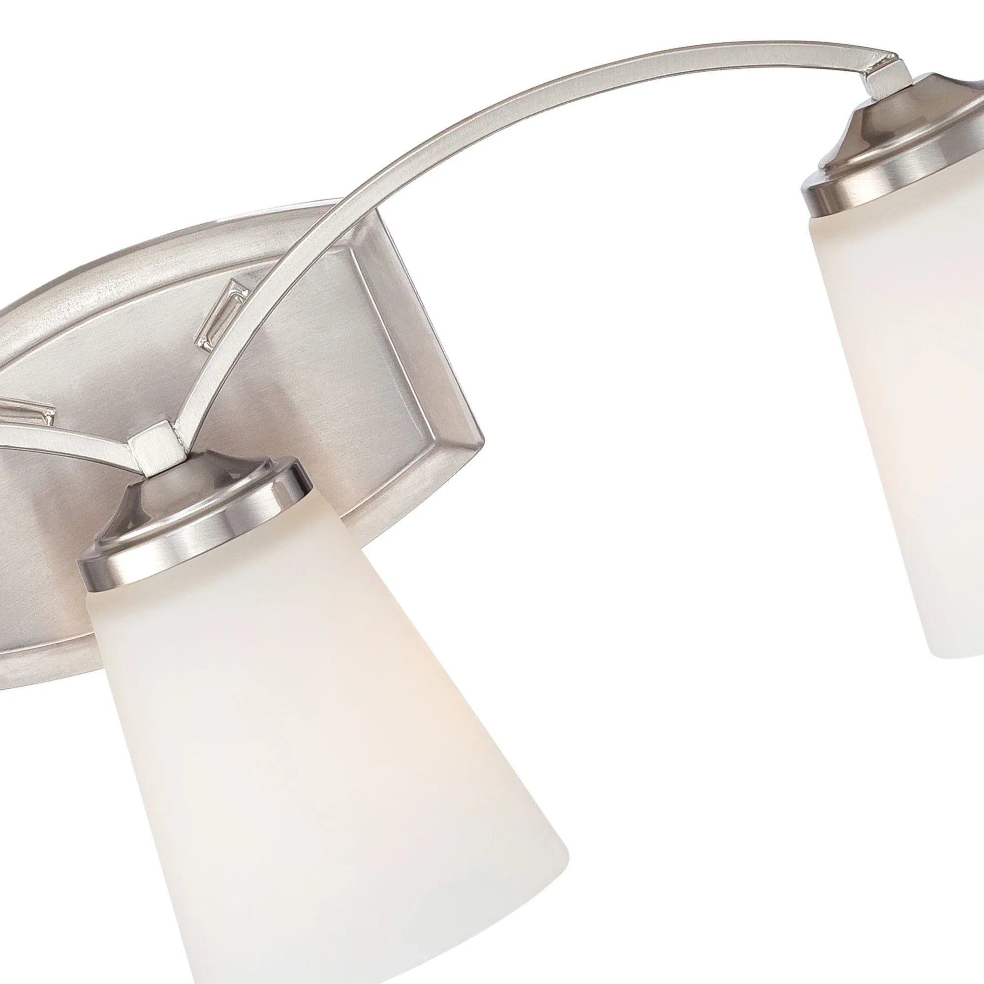 Overland Park 23" 3-Light Bath Vanity, Brushed Nickel Finish