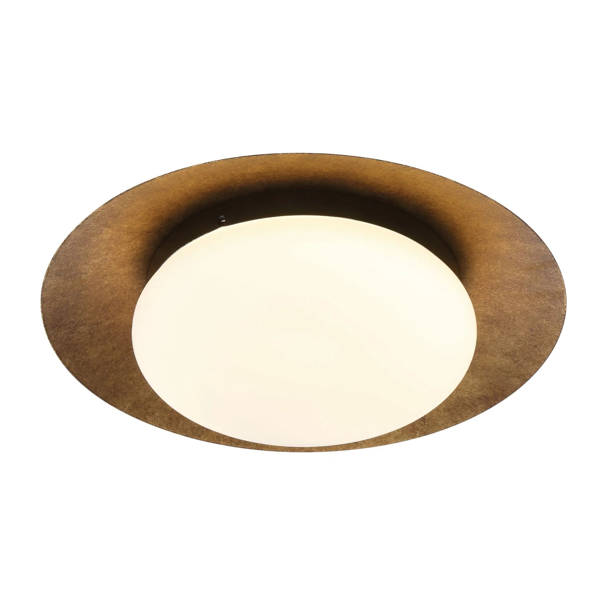 Zinola 15" LED Flush Mount, Halcyon Gold & Sand Coal Finish