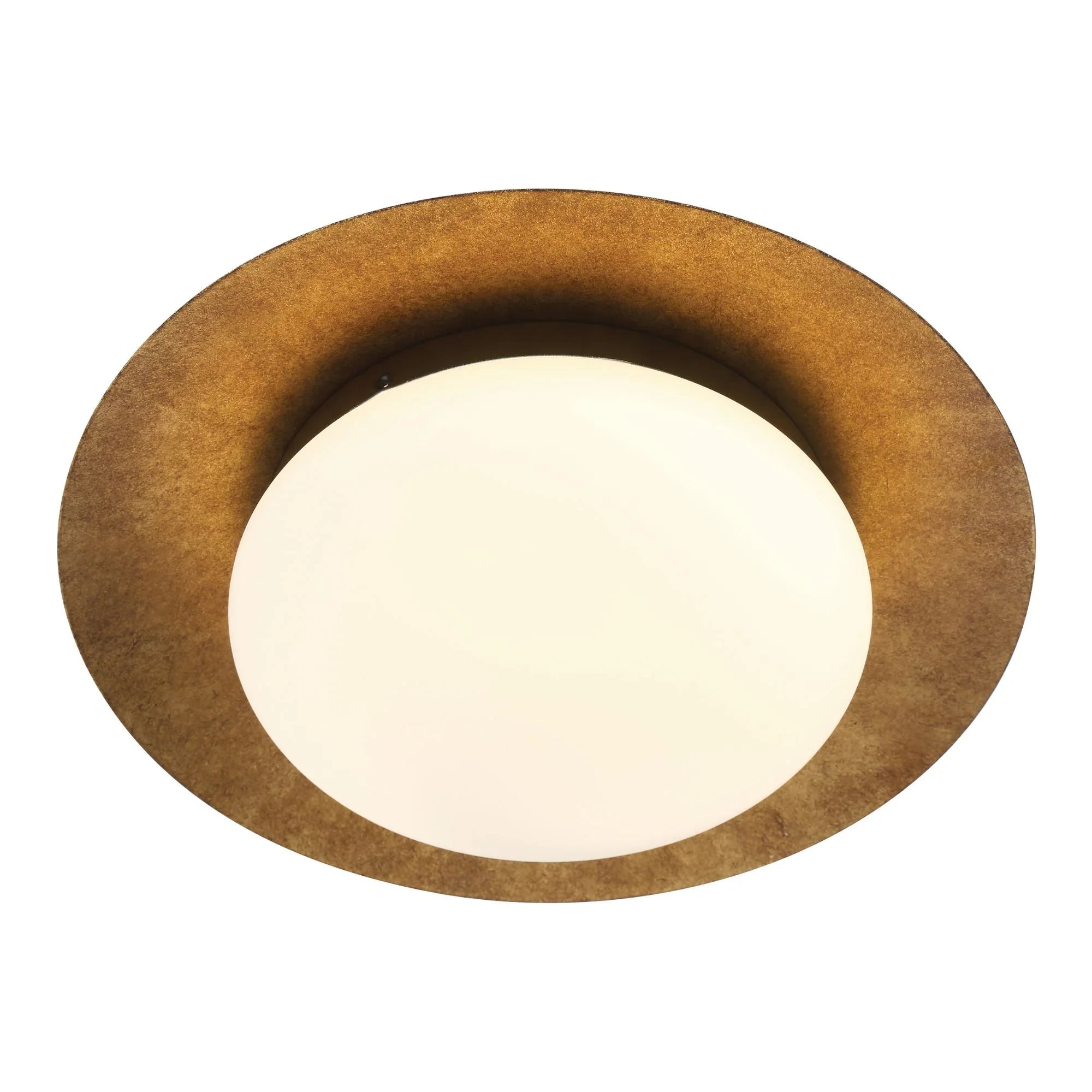 Zinola 15" LED Flush Mount, Halcyon Gold & Sand Coal Finish