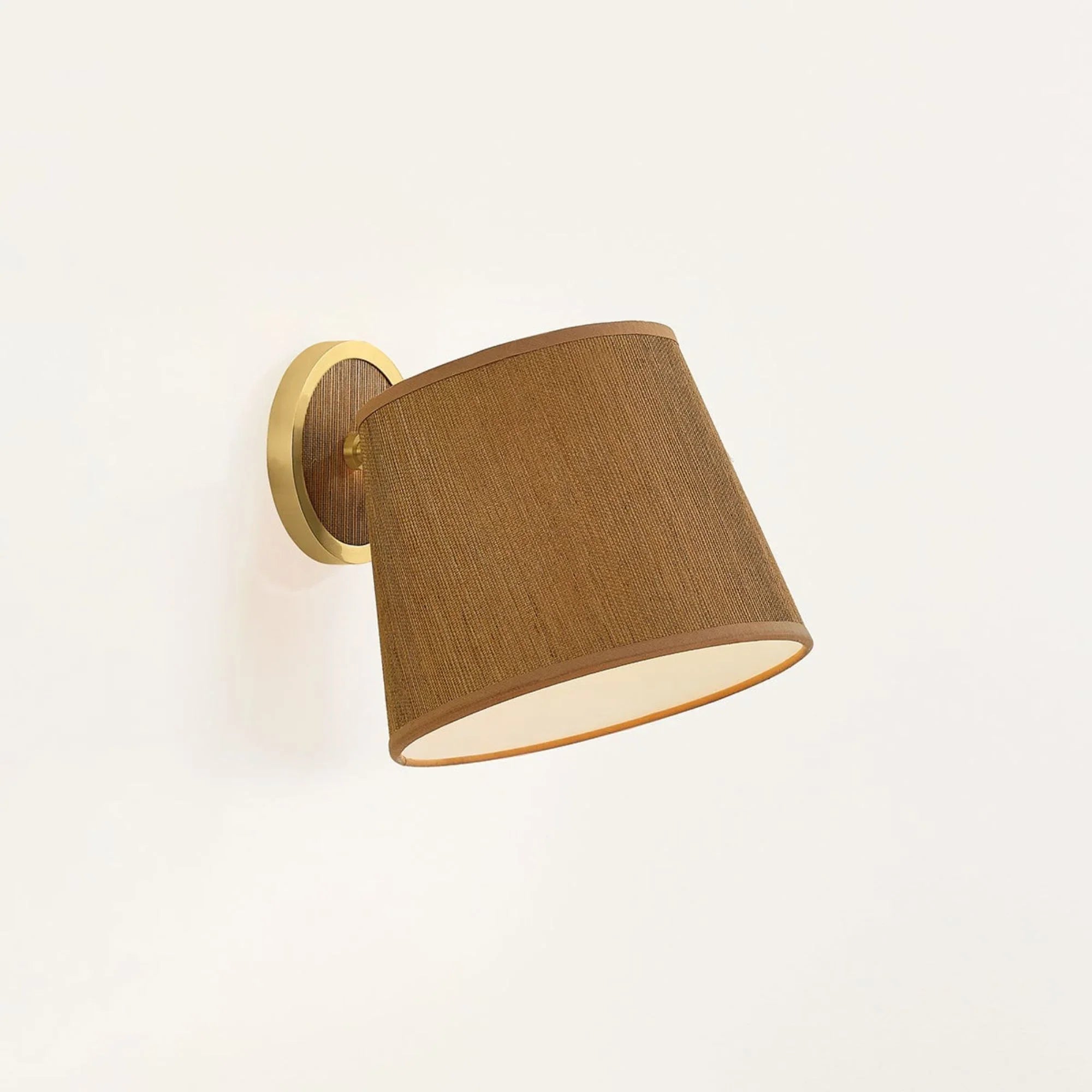 Abeni 9" Wall Sconce, Aged Brass Finish