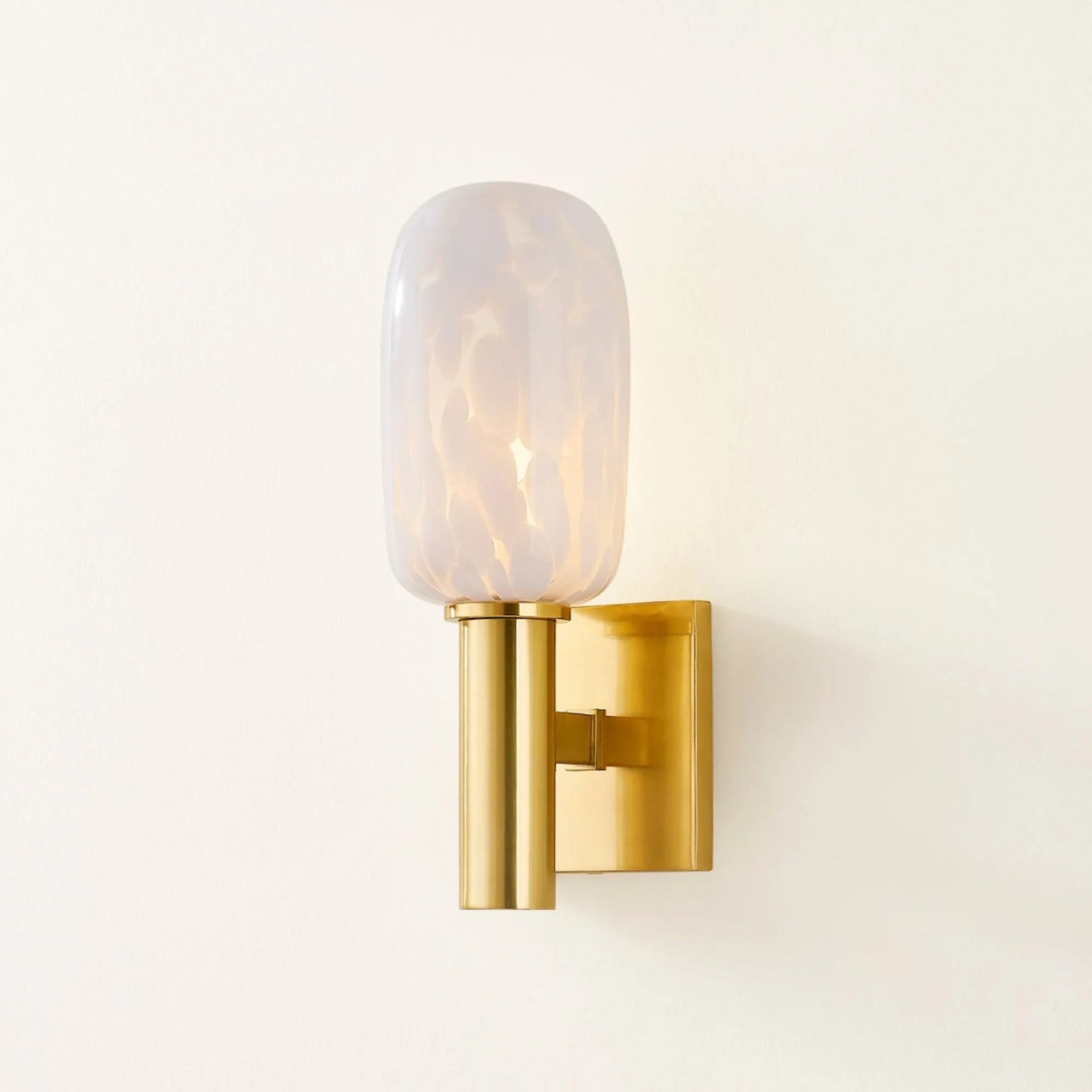 Abina 17" Wall Sconce, Aged Brass Finish