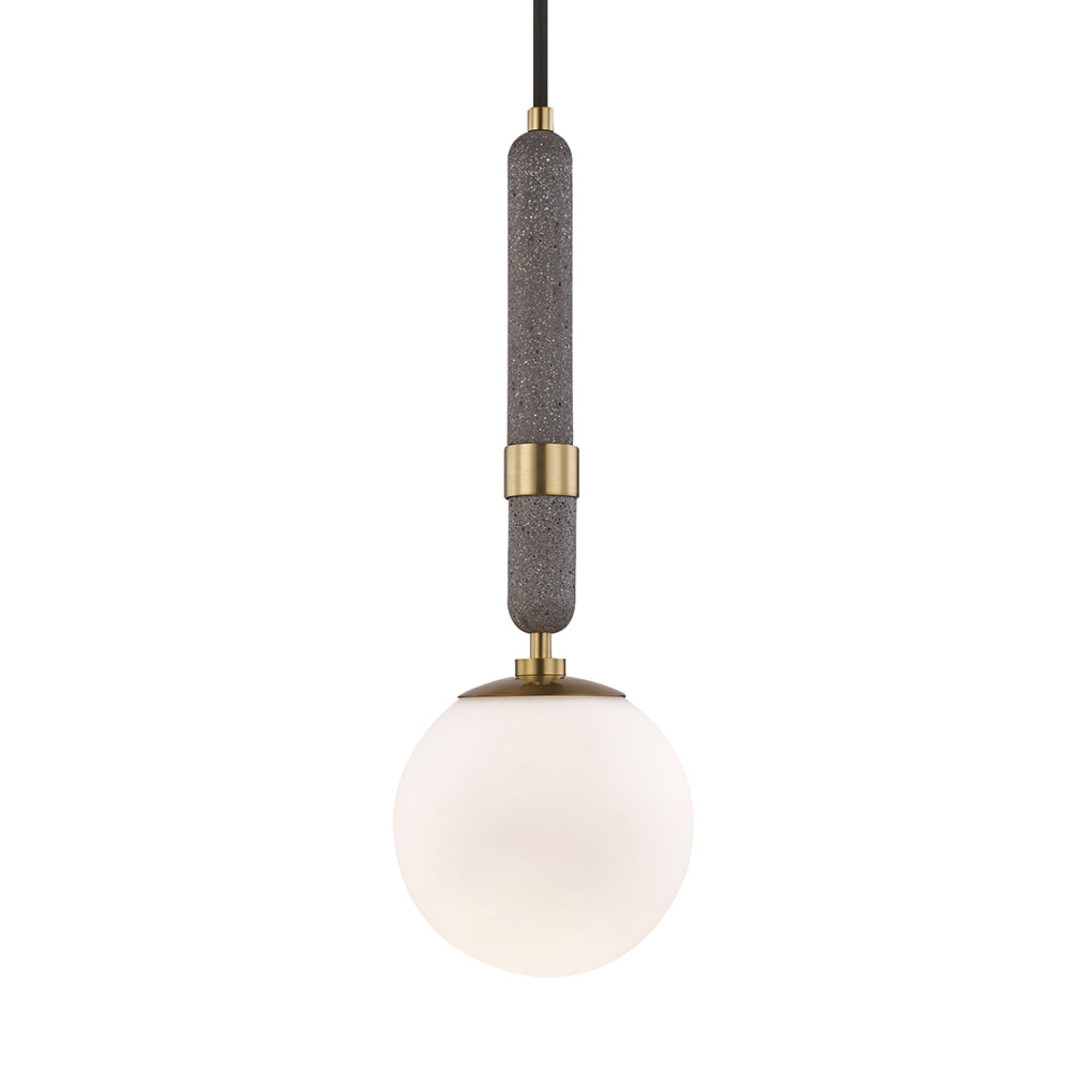Brielle 20" Pendant, Aged Brass Finish