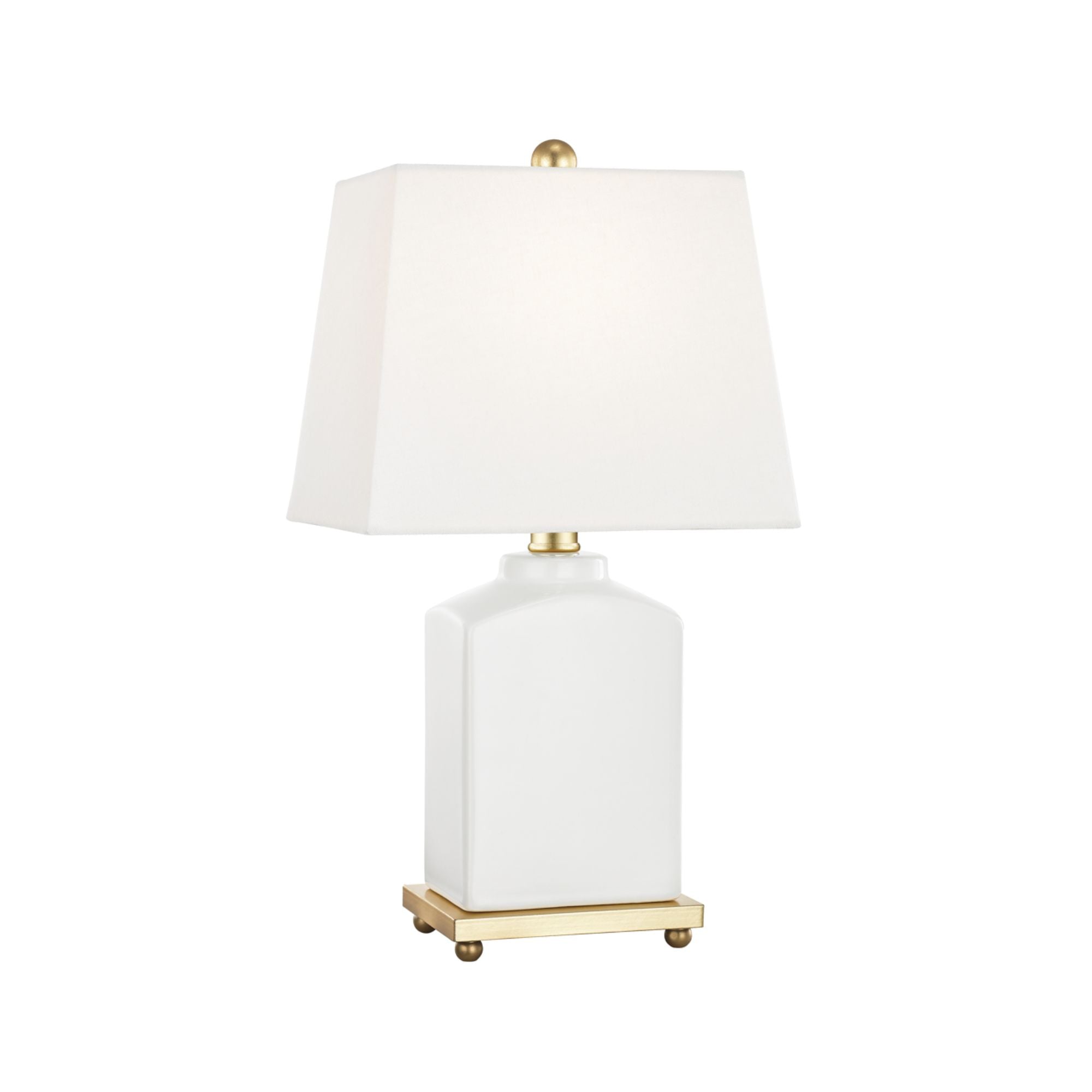 Brynn 17" Table Lamp, Cloud Finish