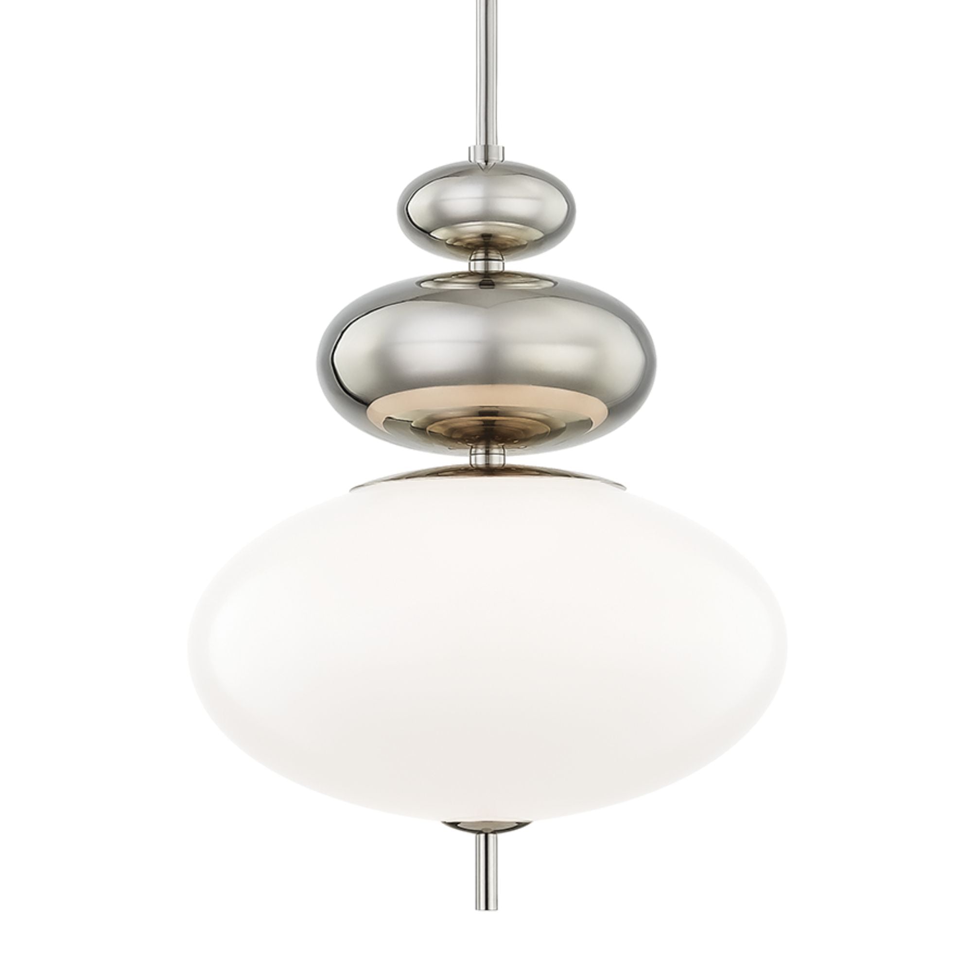 Elsie 21" Pendant, Polished Nickel Finish