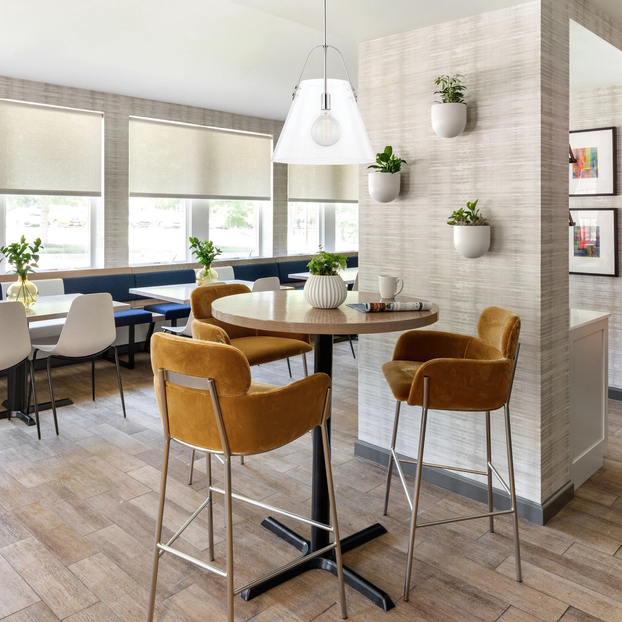 Karin 17" Pendant Light Polished Nickel Finish