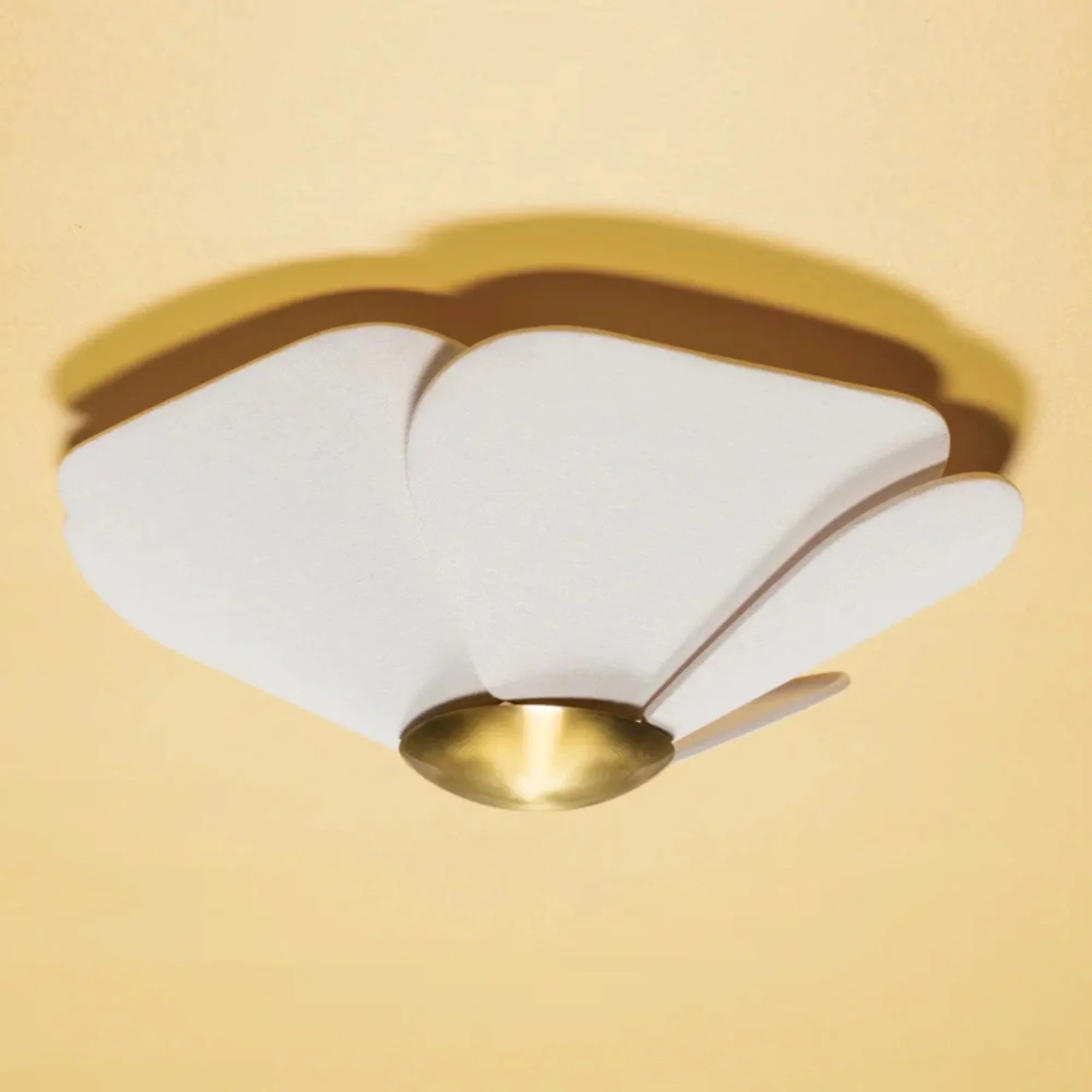 Madeline 18" LED Flush Mount, Aged Brass Finish